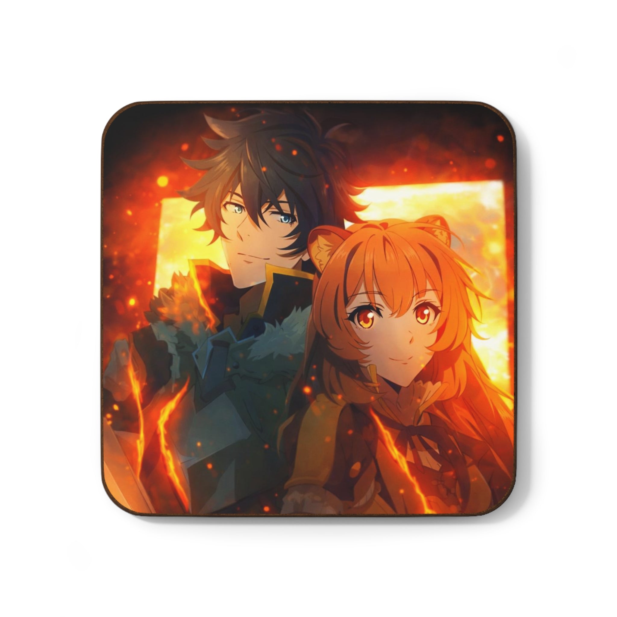 Nao & Raph Anime Characters Coaster