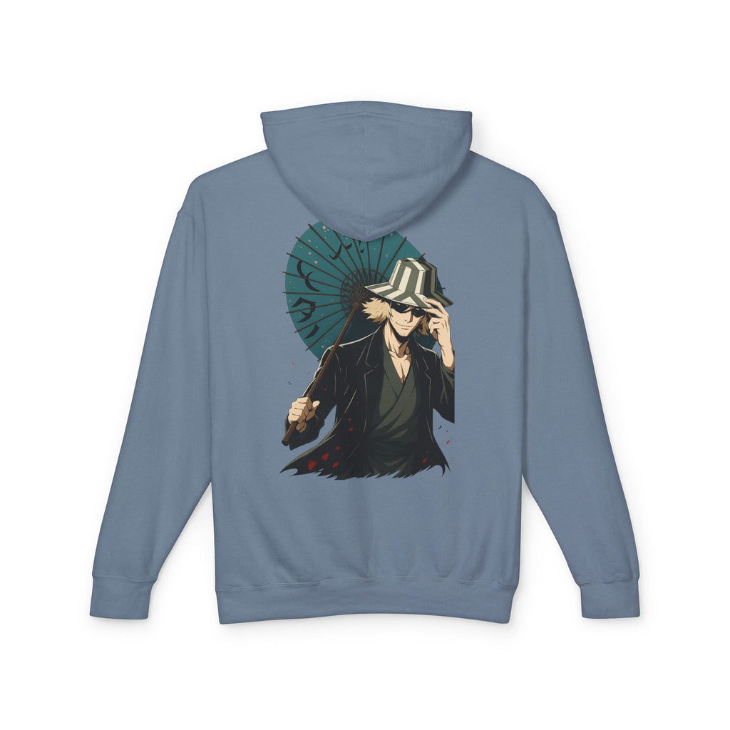 Unisex Lightweight Hooded Sweatshirt with URAHARA Design, Anime Fan Apparel, Casual Streetwear, Gift for Manga Lovers, Cozy Hoodie