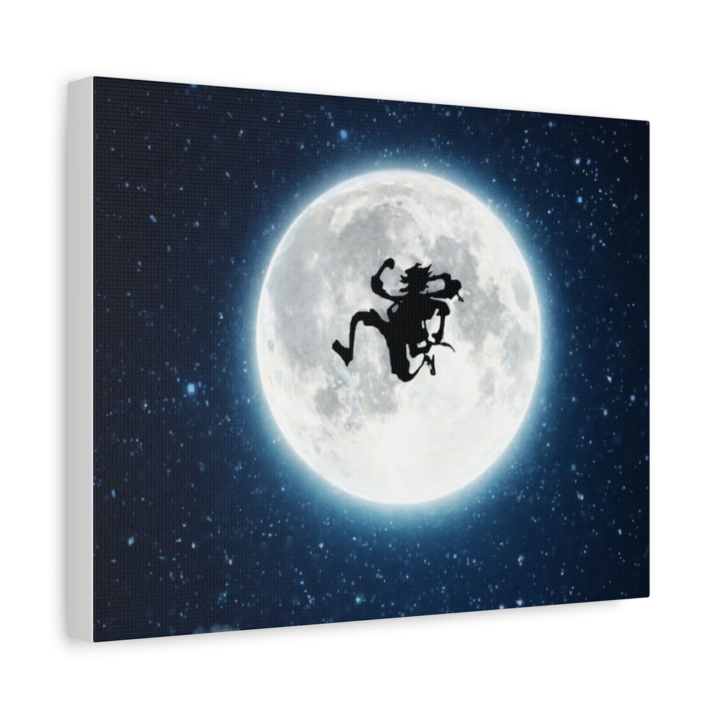 Witch Silhouette Moon Matte Canvas