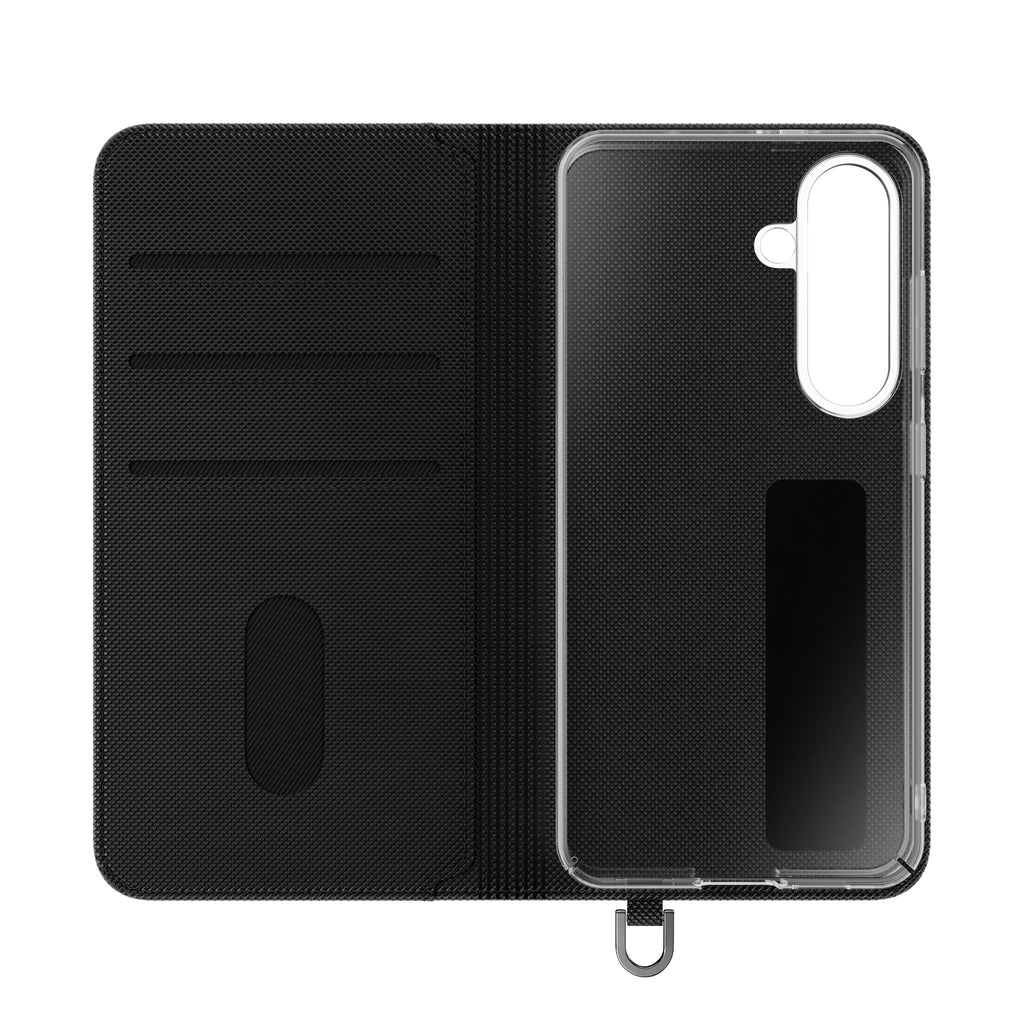 Samurai Flame Illustration Flip Phone Case - Magnetic Wallet Cover