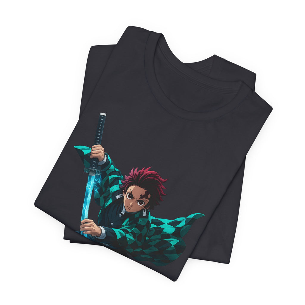 Anime-Inspired Graphic Tee, Unisex Jersey Short Sleeve Tee, Casual Wear, Gift for Fans, Manga Merchandise, Comfortable Style