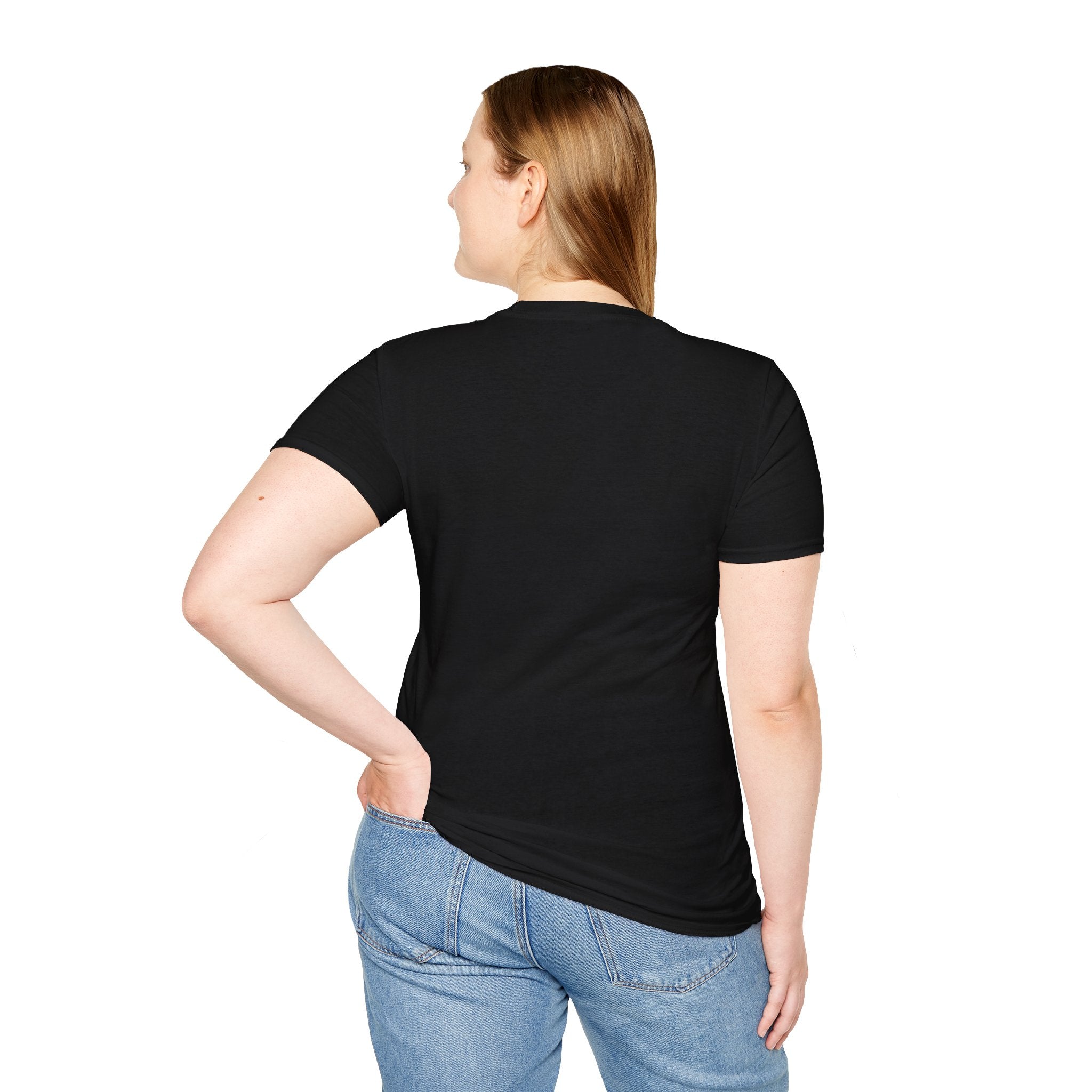 Unisex Softstyle T-Shirt with 'Discipline' Graphic, Motivational Tee, Casual Wear, Gift for Students, Inspirational Apparel, Black T-Shirt