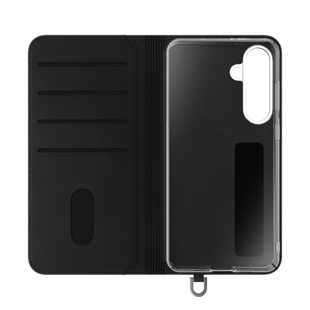 Samurai Flame Illustration Flip Phone Case - Magnetic Wallet Cover
