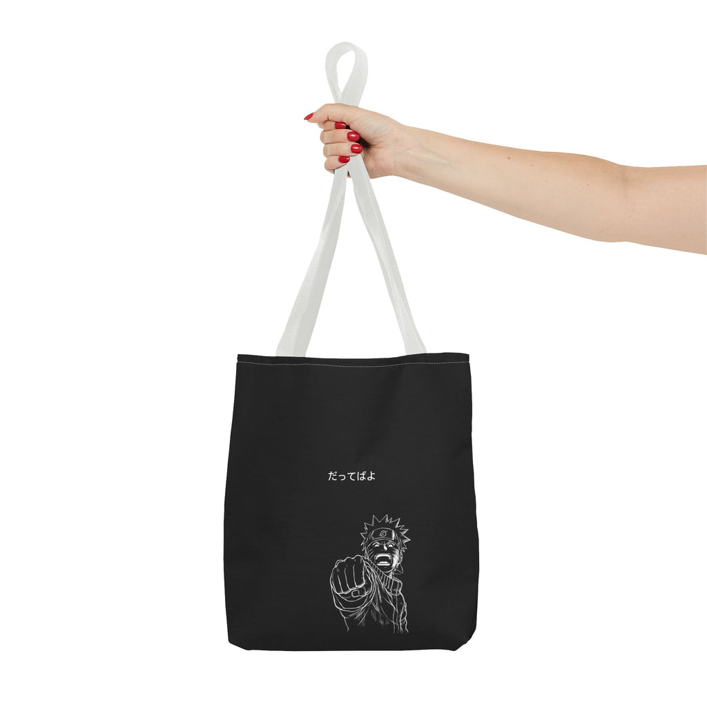 Manga Fist Character Tote Bag | Anime Graphic Tote
