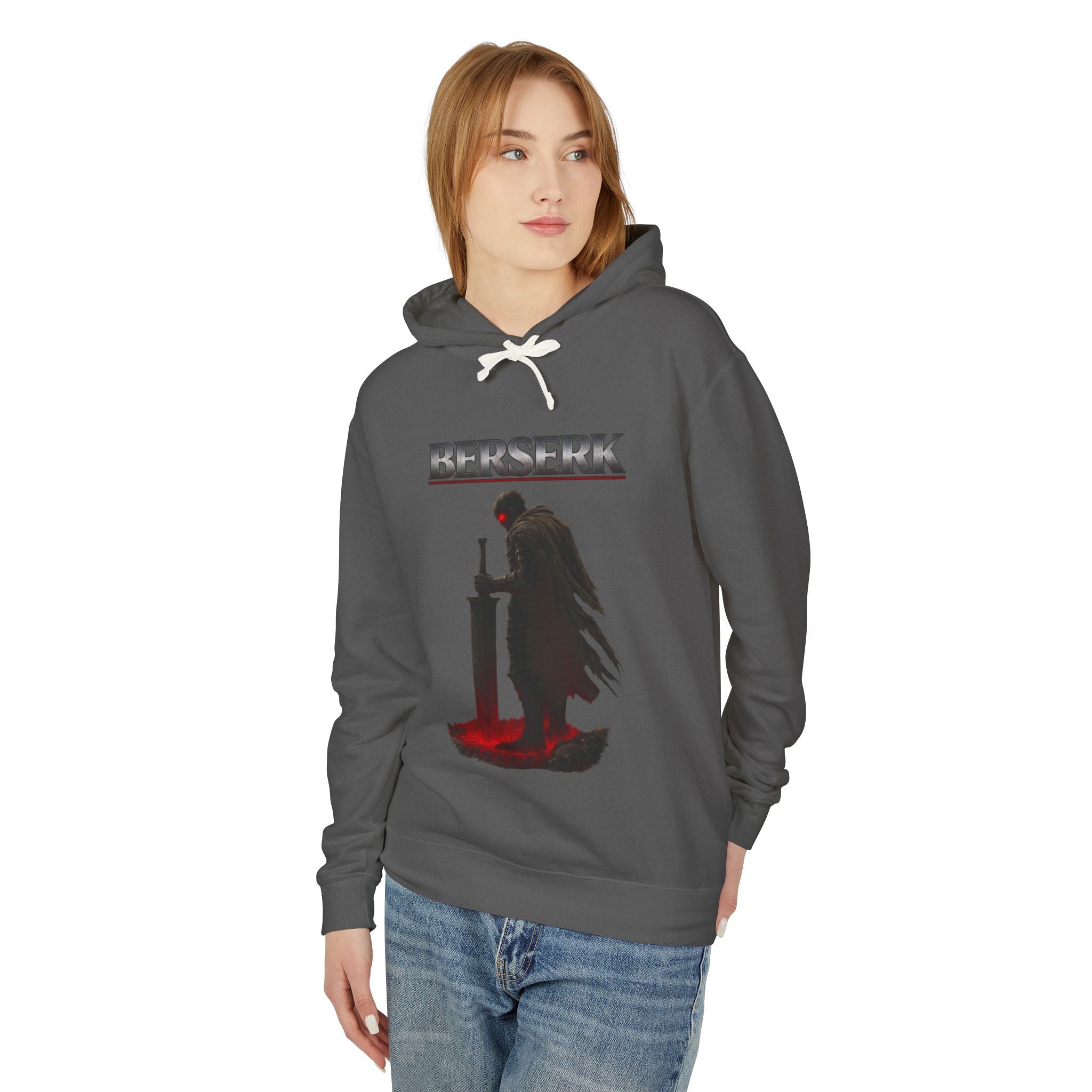 Dark Knight Warrior hoodie | Sword, Blood Pool, Lone Figure