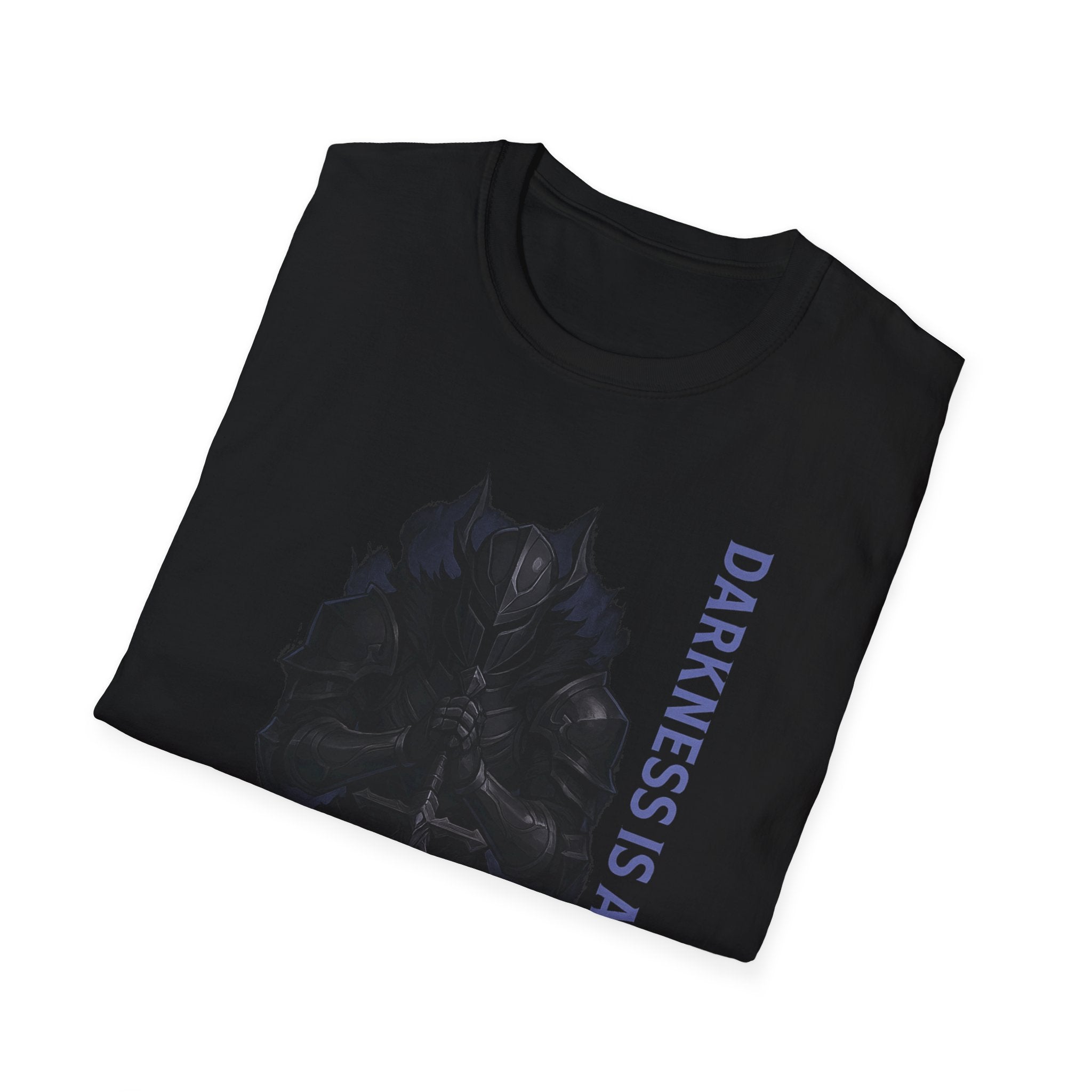 Darkness T-Shirt | Unisex Softstyle Tee, Gothic Clothing, Casual Wear, Gift for Him/Her, Dark-Themed Fashion