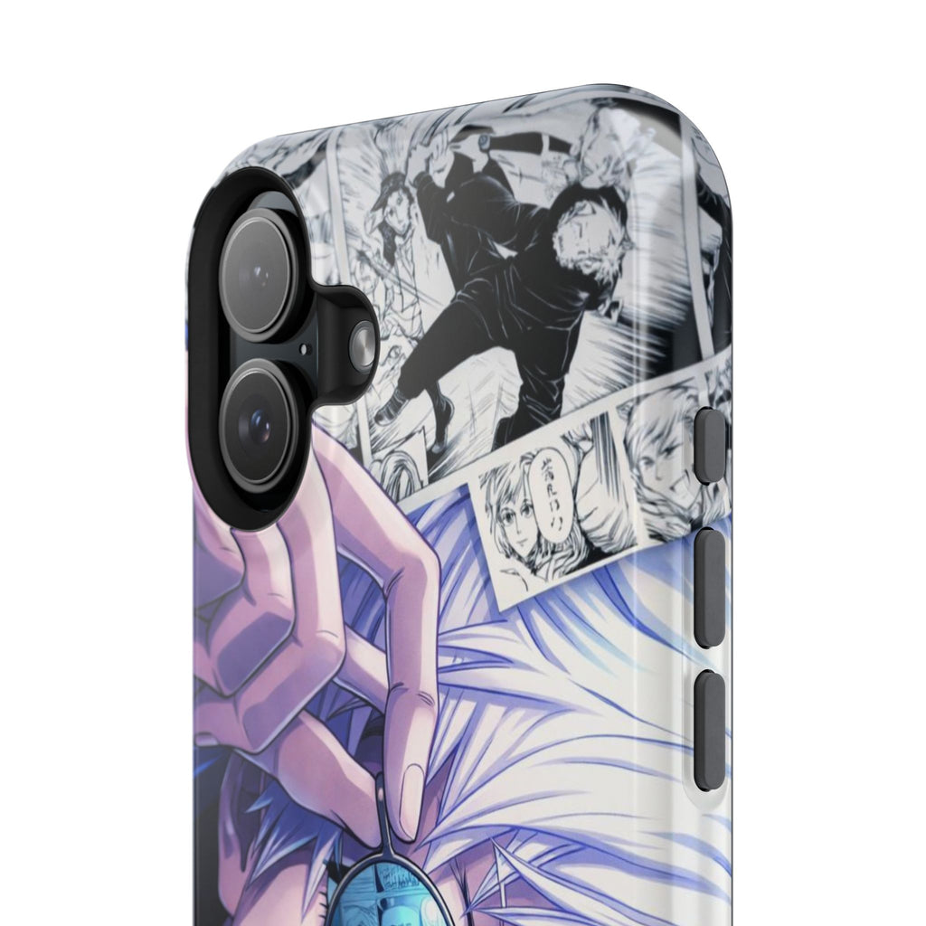 Anime Character Impact-Resistant Phone Case — Stylish Sunglasses Manga Design