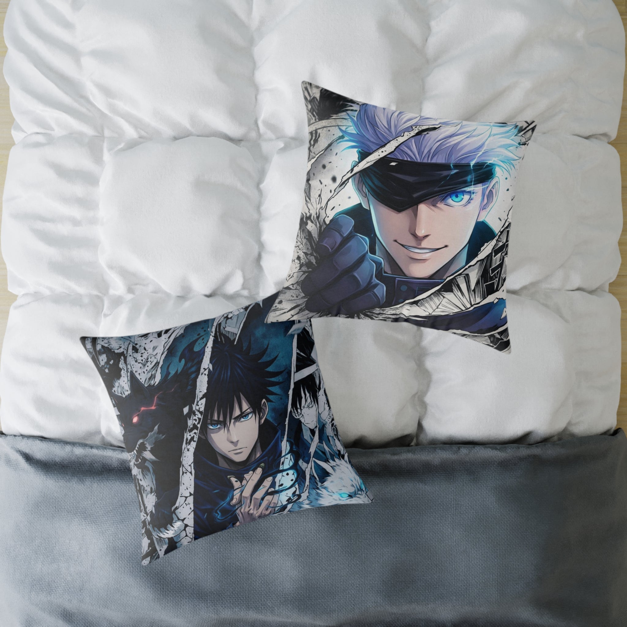 Anime Character Pillow | Square Poly Canvas Pillow