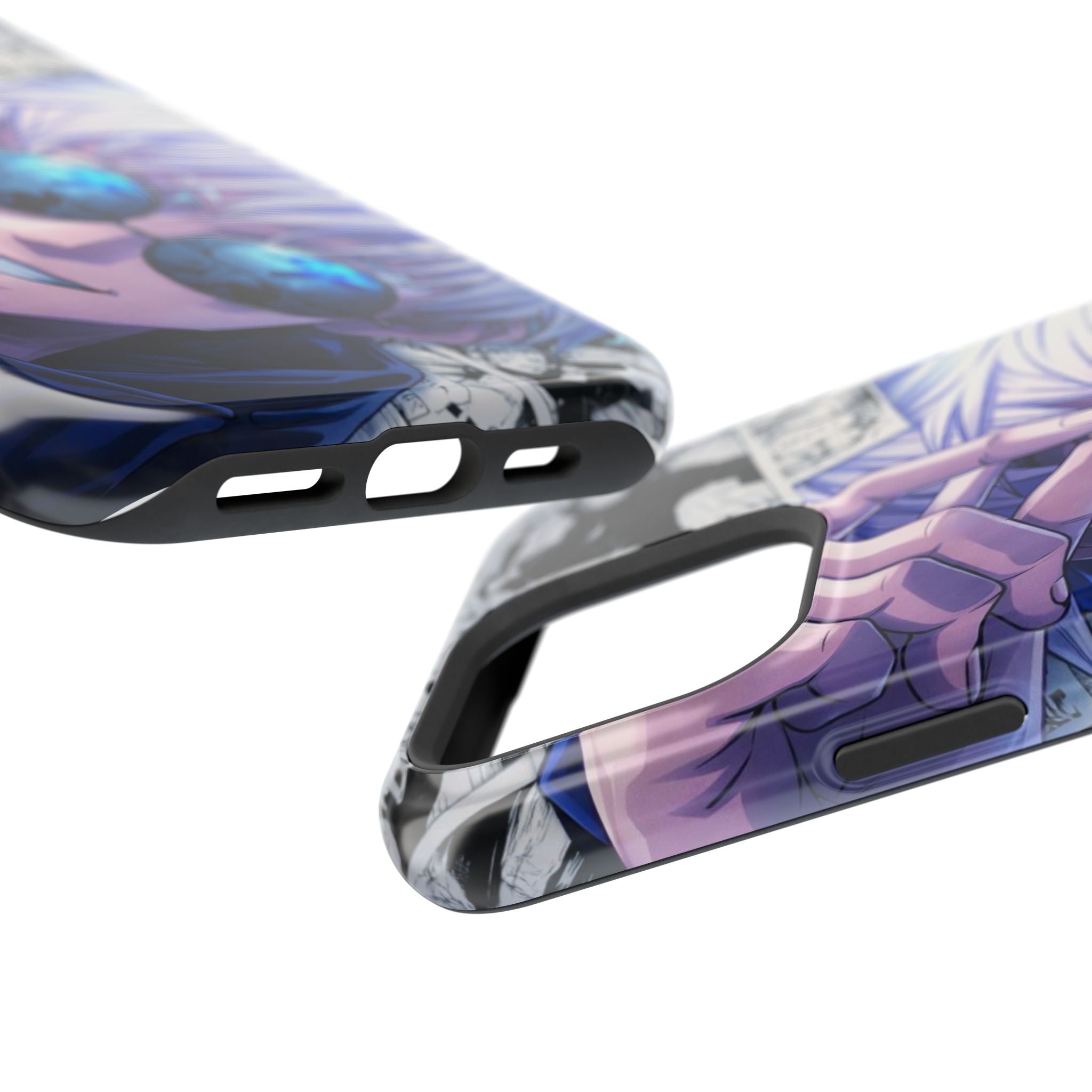 Anime Character Impact-Resistant Phone Case — Stylish Sunglasses Manga Design