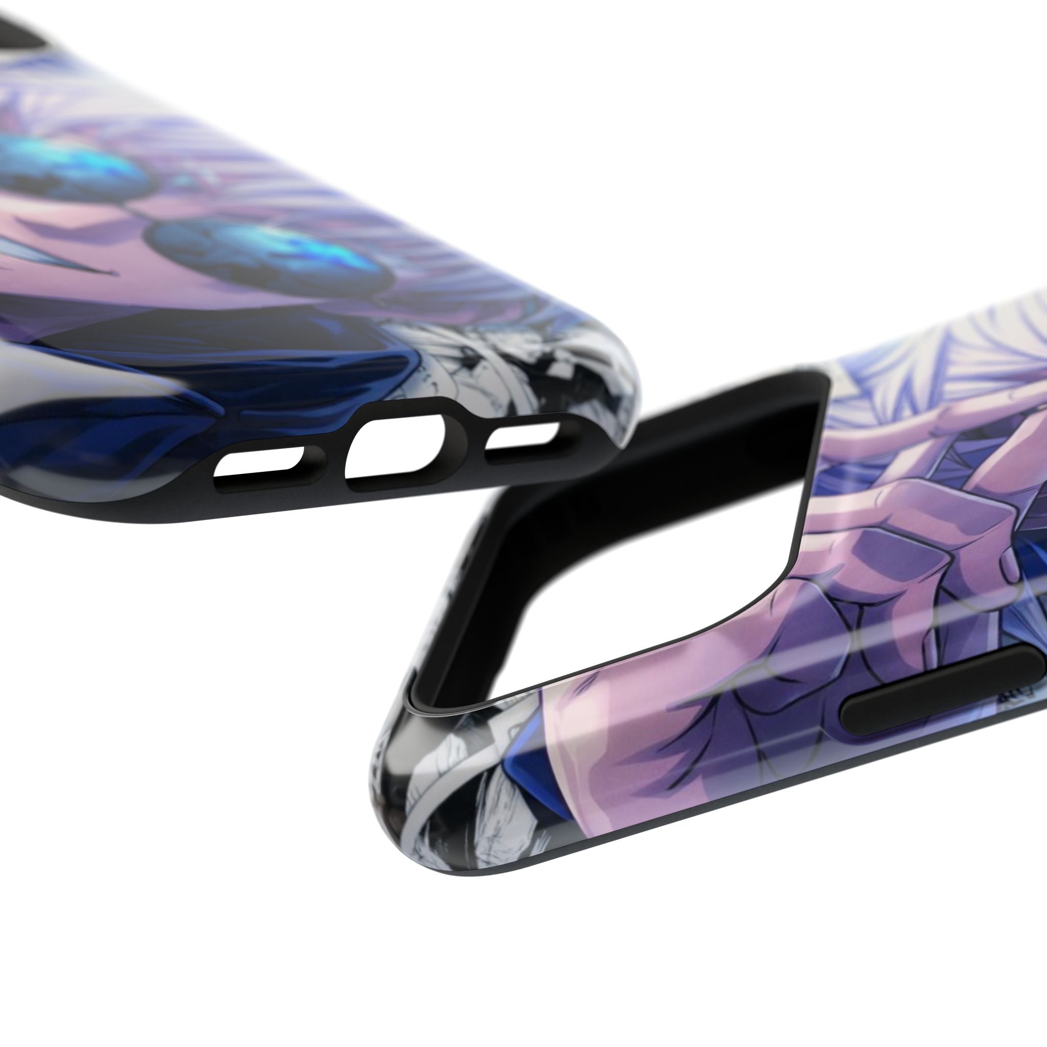 Anime Character Impact-Resistant Phone Case — Stylish Sunglasses Manga Design