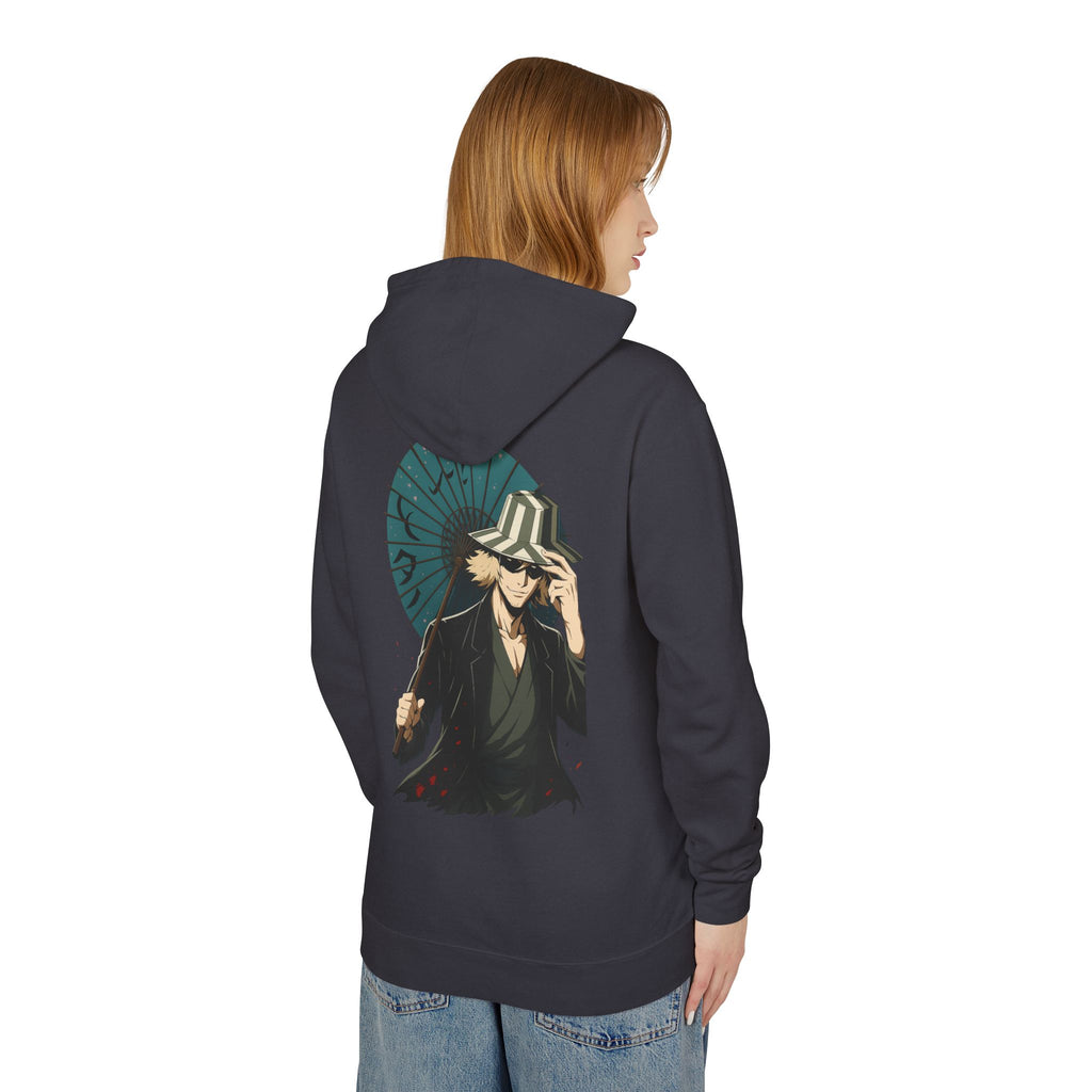 Unisex Lightweight Hooded Sweatshirt with URAHARA Design, Anime Fan Apparel, Casual Streetwear, Gift for Manga Lovers, Cozy Hoodie