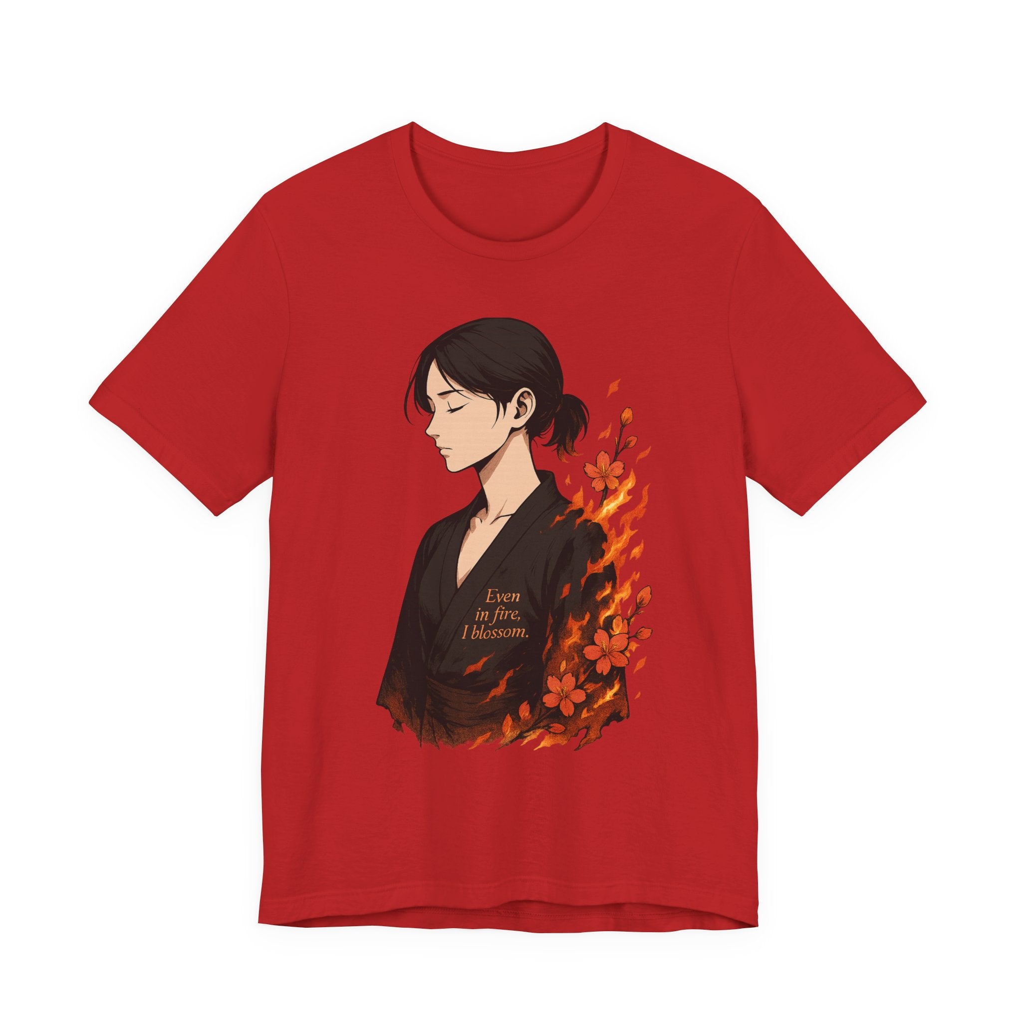 Elegant Anime-Inspired Unisex Tee, Casual Wear, Gift for Fans, Graphic Shirt, Summer Outfit, Birthday Present