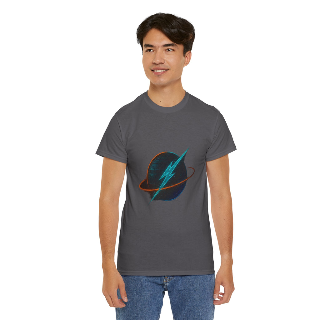 Cosmic Outlaws Graphic Tee | Space-Themed Apparel, Unisex Heavy Cotton Tee, Galaxy T-Shirt, Vintage Style Shirt, Unique Gift Idea