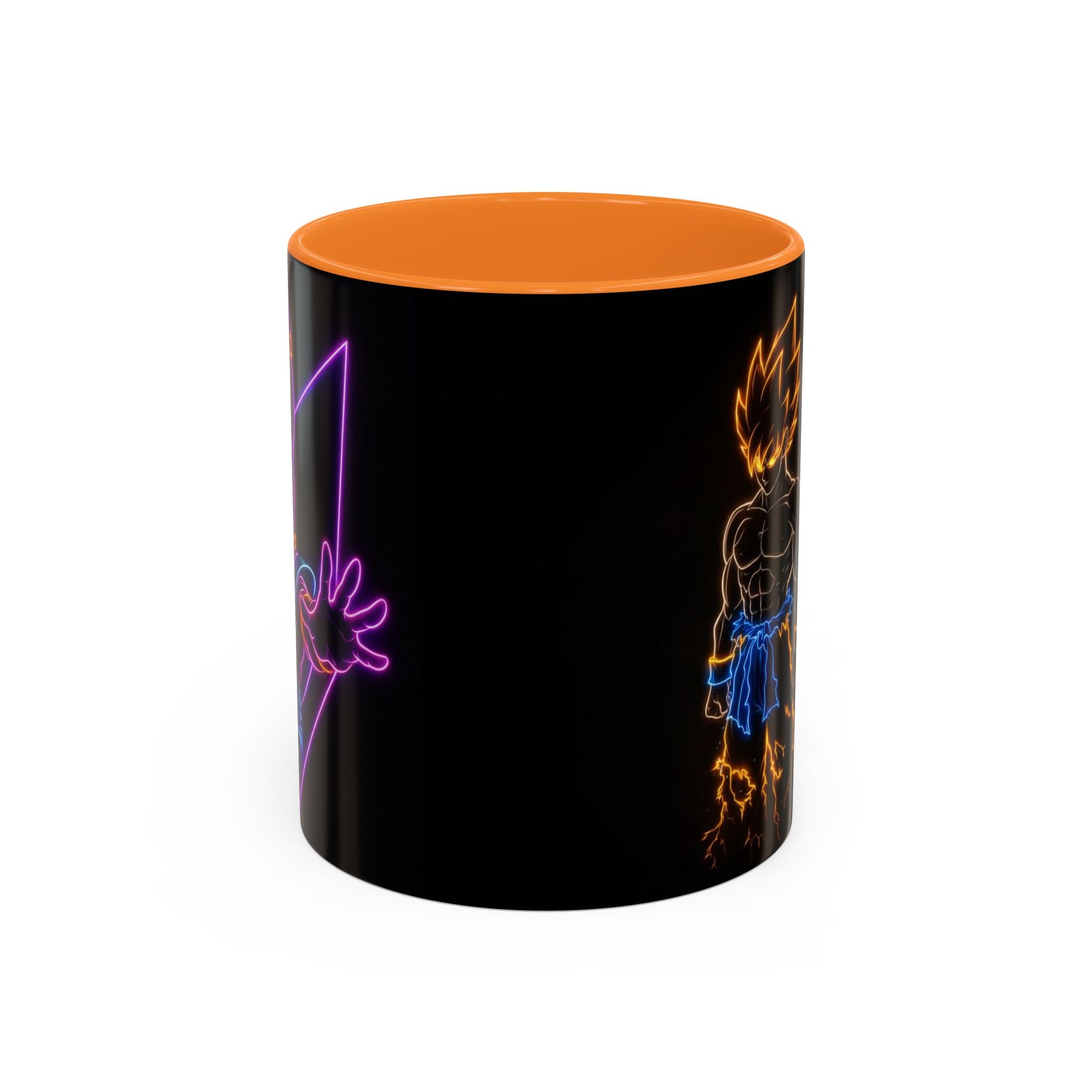 Neon Super Saiyan Mug | Colorful Coffee Cup