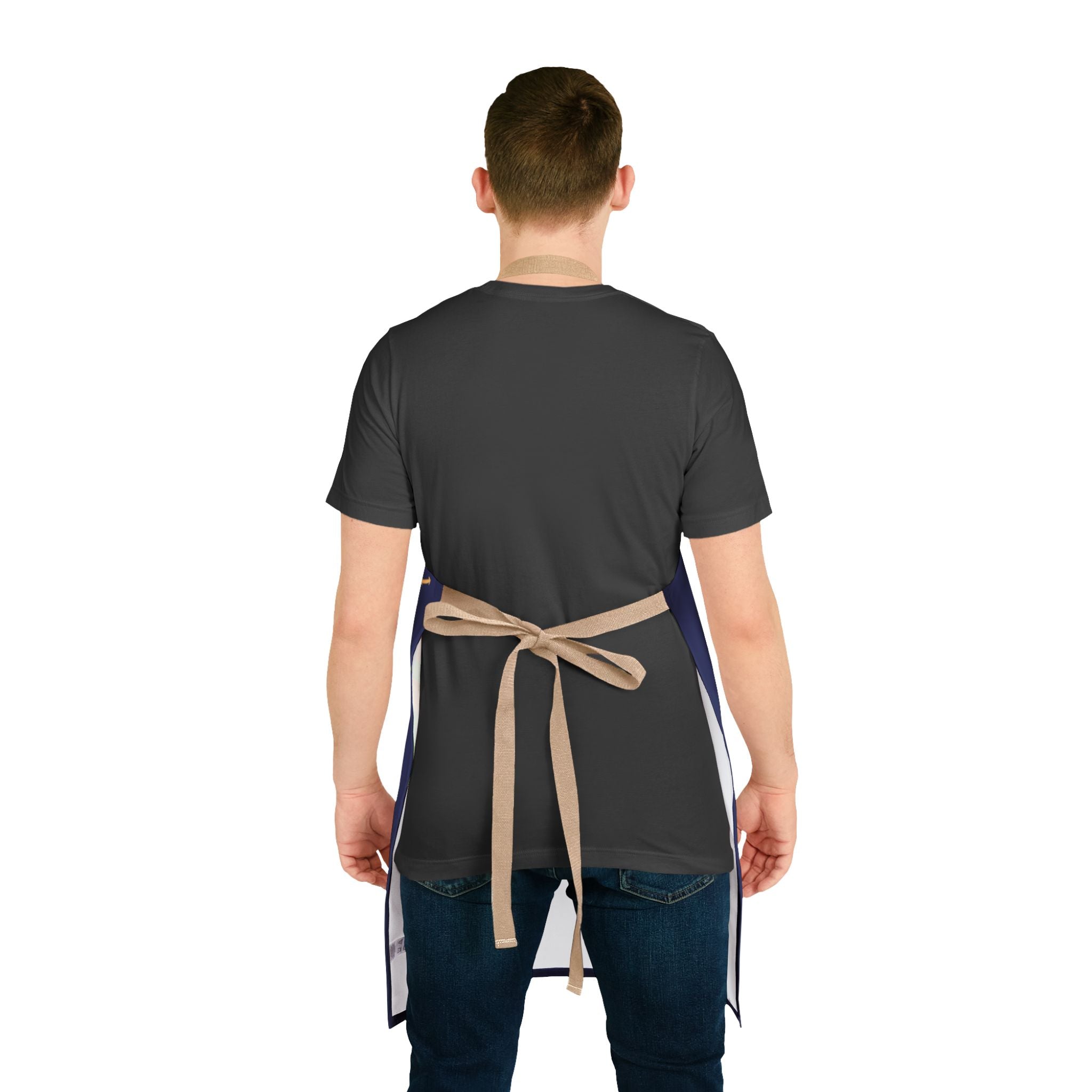 Rainbow Silhouette Characters Apron | Colorful Gaming Key Art