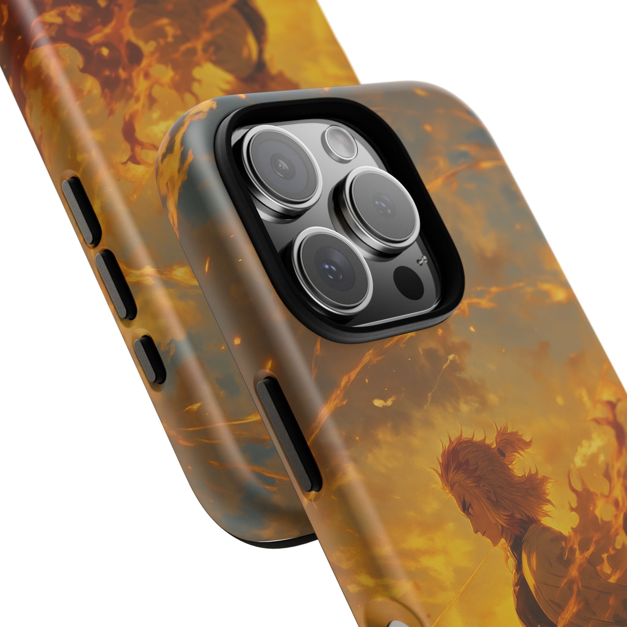 Flame Samurai Phone Case | Sunset Warrior iPhone Case