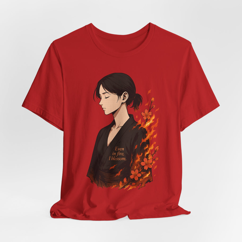 Elegant Anime-Inspired Unisex Tee, Casual Wear, Gift for Fans, Graphic Shirt, Summer Outfit, Birthday Present