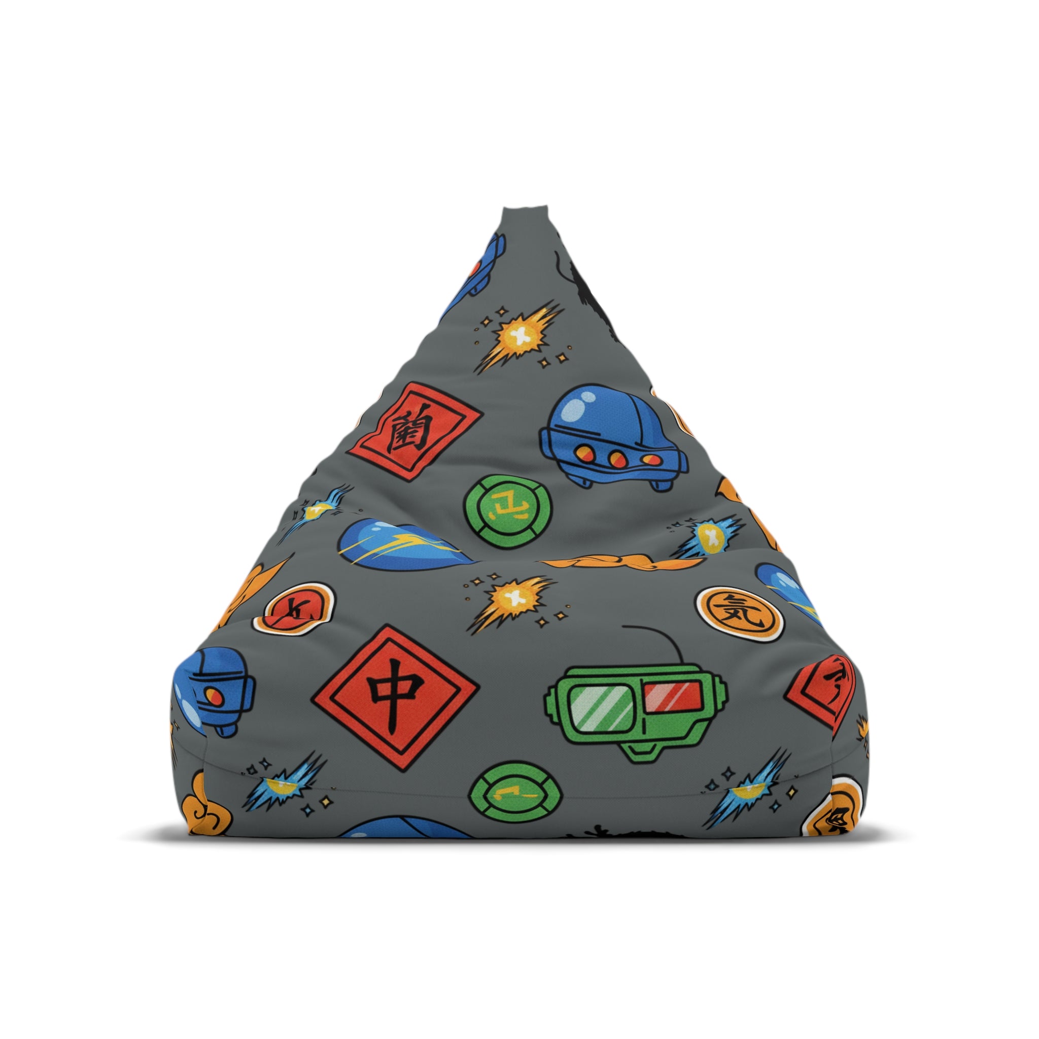 Space Adventure Bean Bag Cover — Kids’ Gaming & Sci‑Fi Pattern