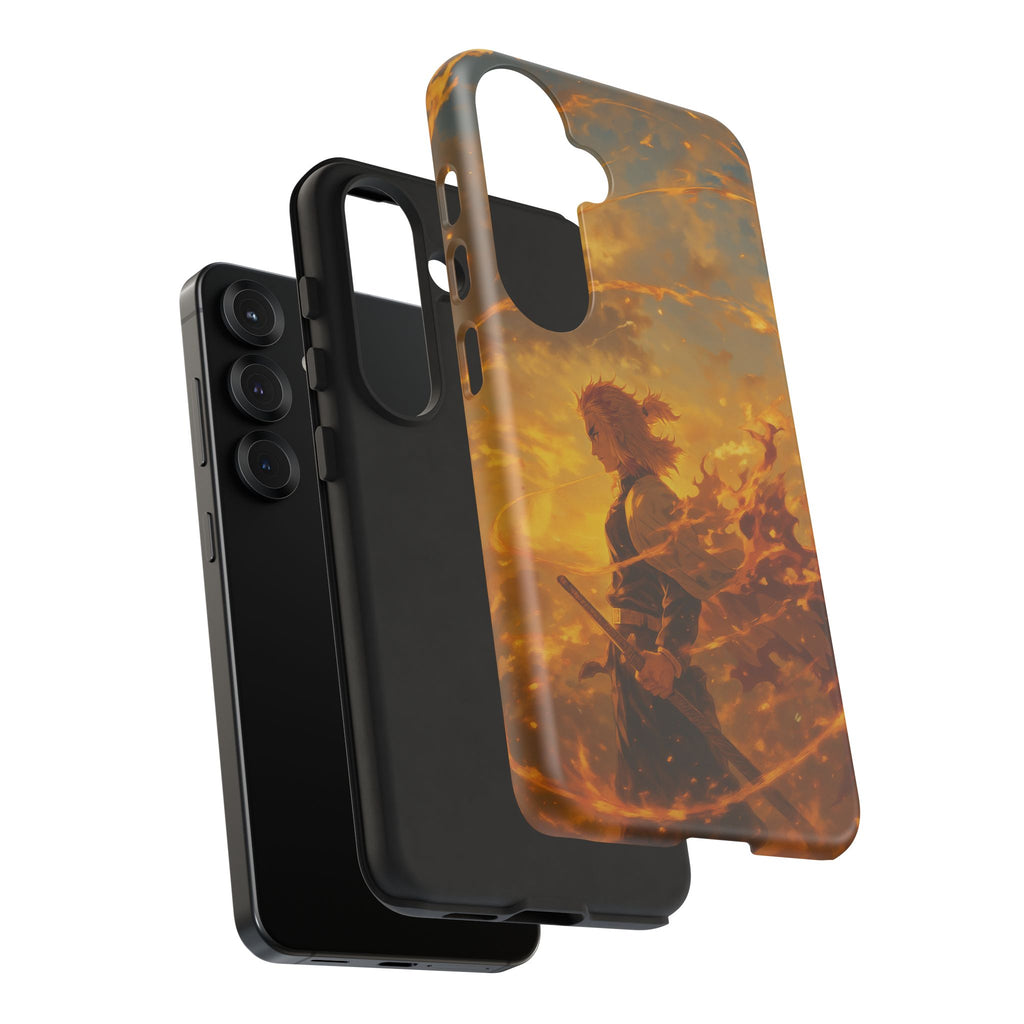 Flame Samurai Phone Case | Sunset Warrior iPhone Case