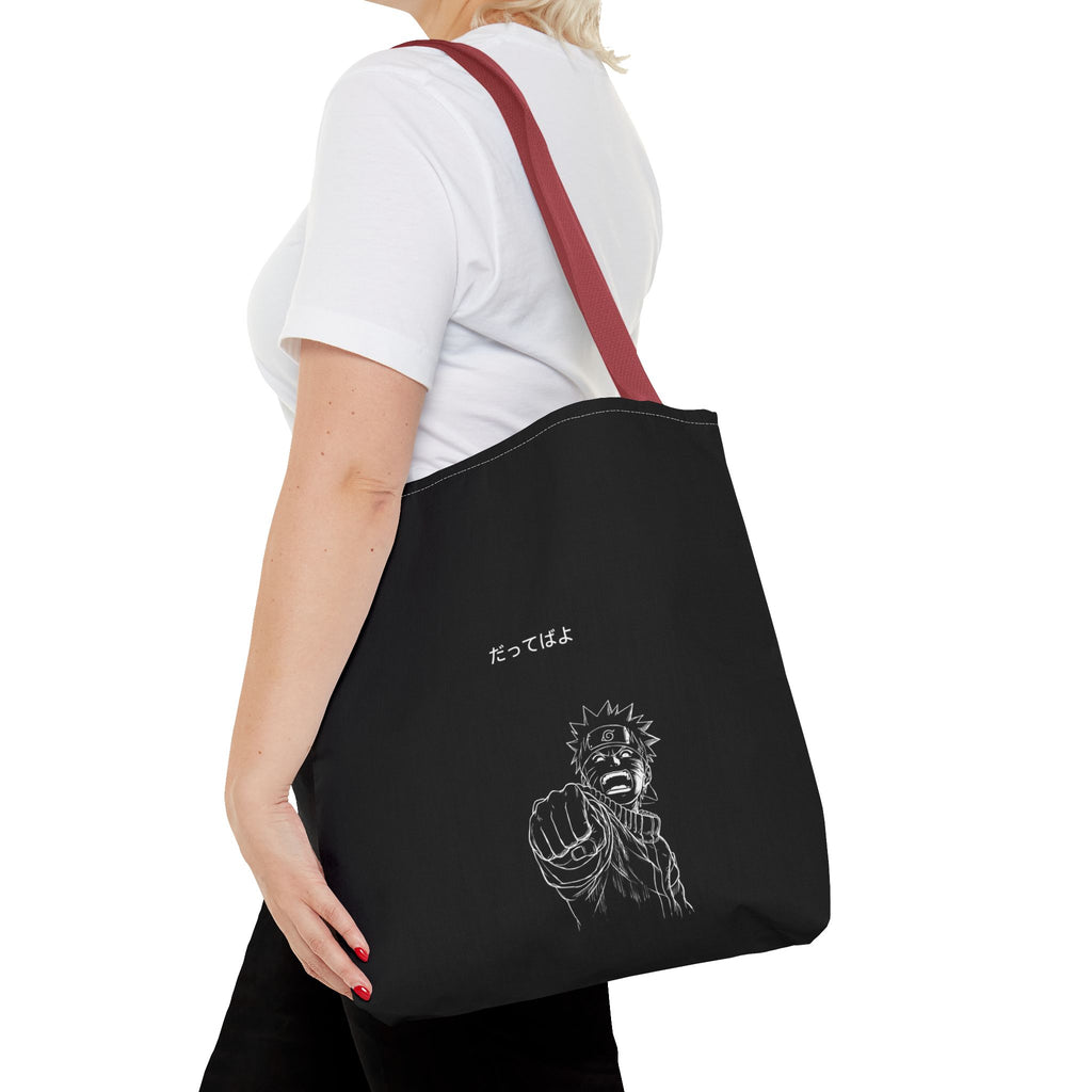 Manga Fist Character Tote Bag | Anime Graphic Tote