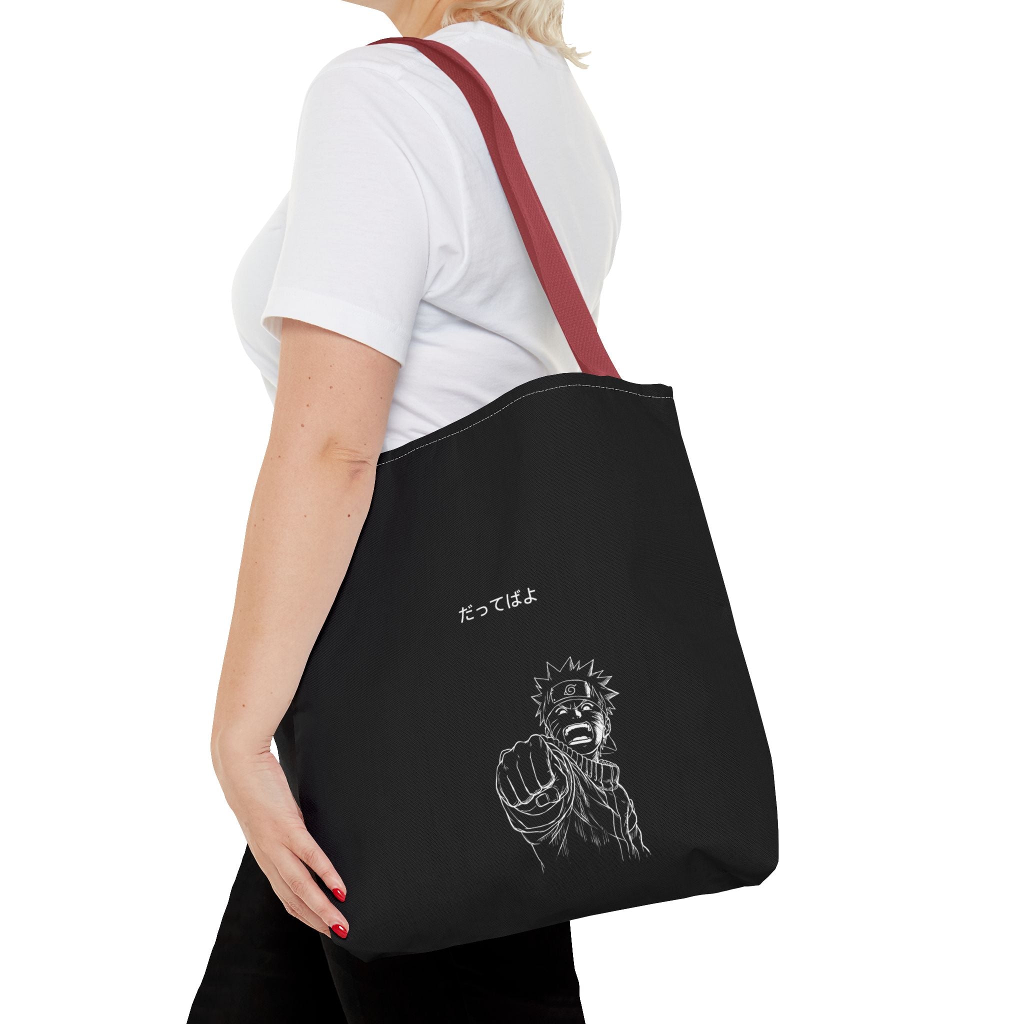 Manga Fist Character Tote Bag | Anime Graphic Tote