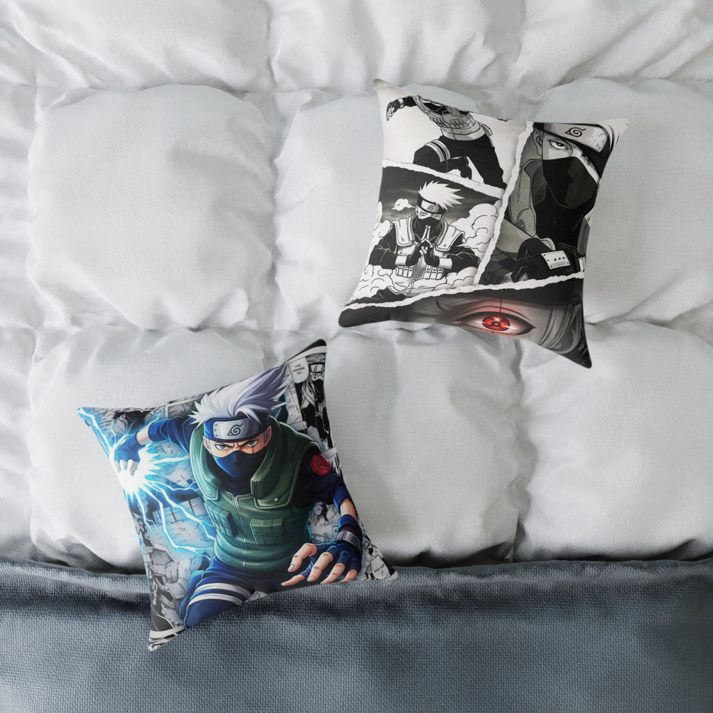 Anime Lightning Pose Pillow | Anime Ninja Manga Collage