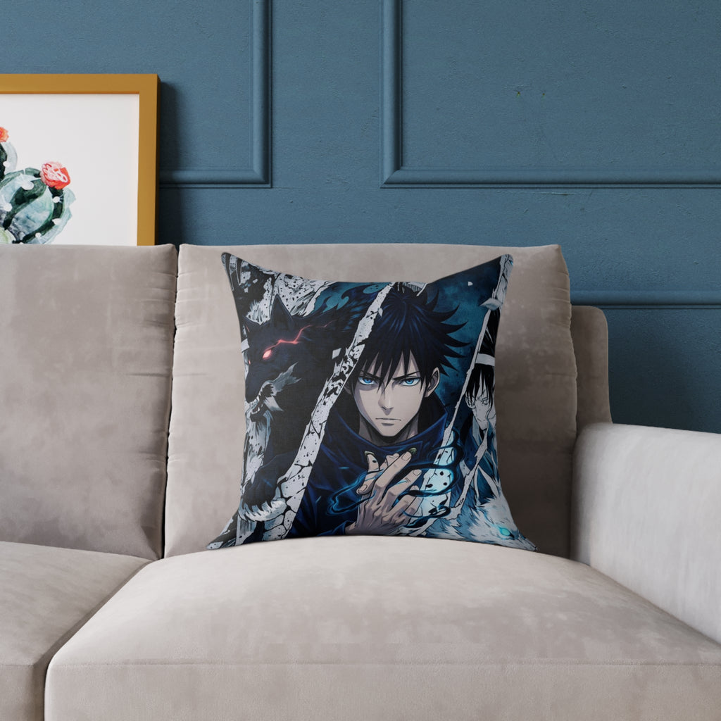Anime Character Pillow | Square Poly Canvas Pillow