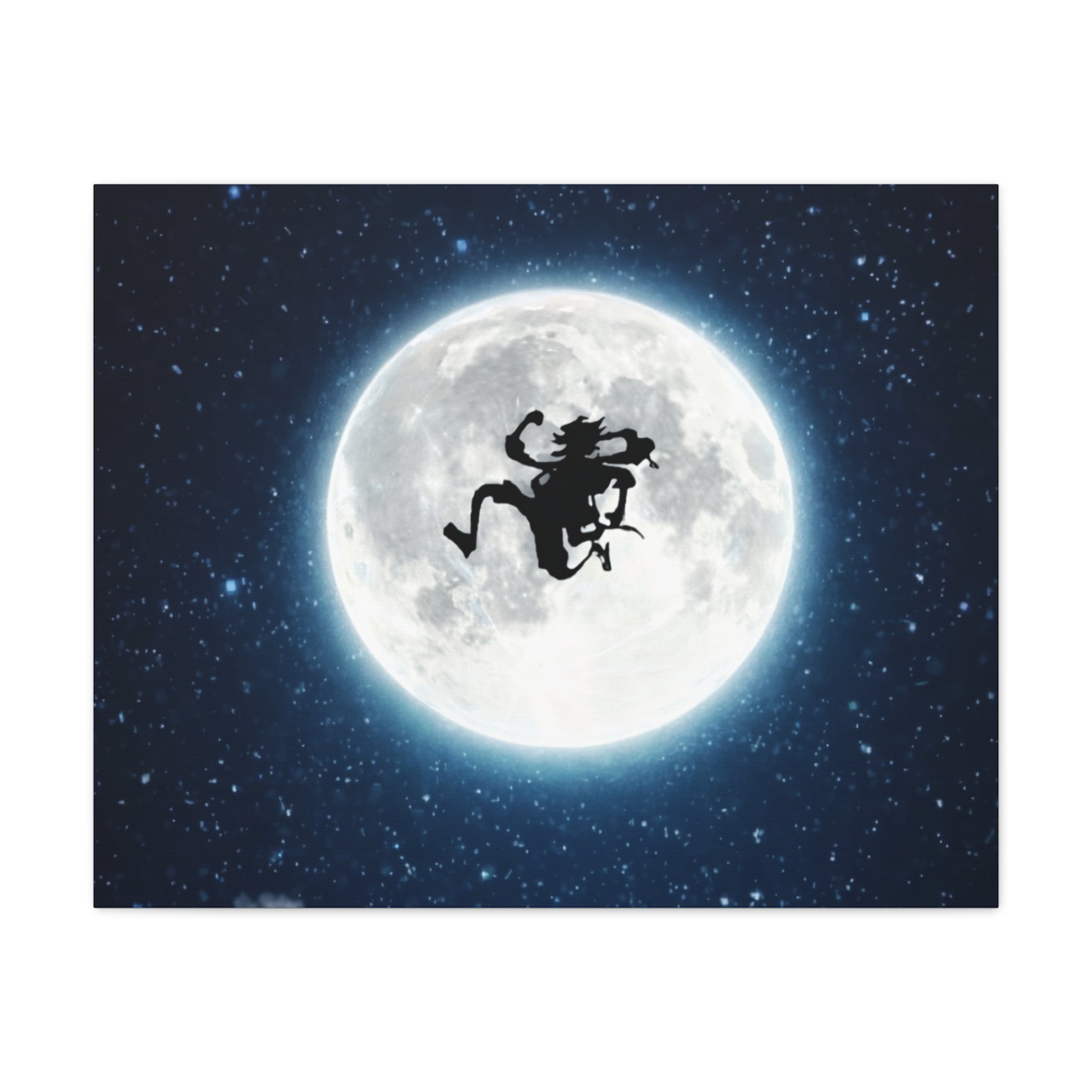 Witch Silhouette Moon Matte Canvas