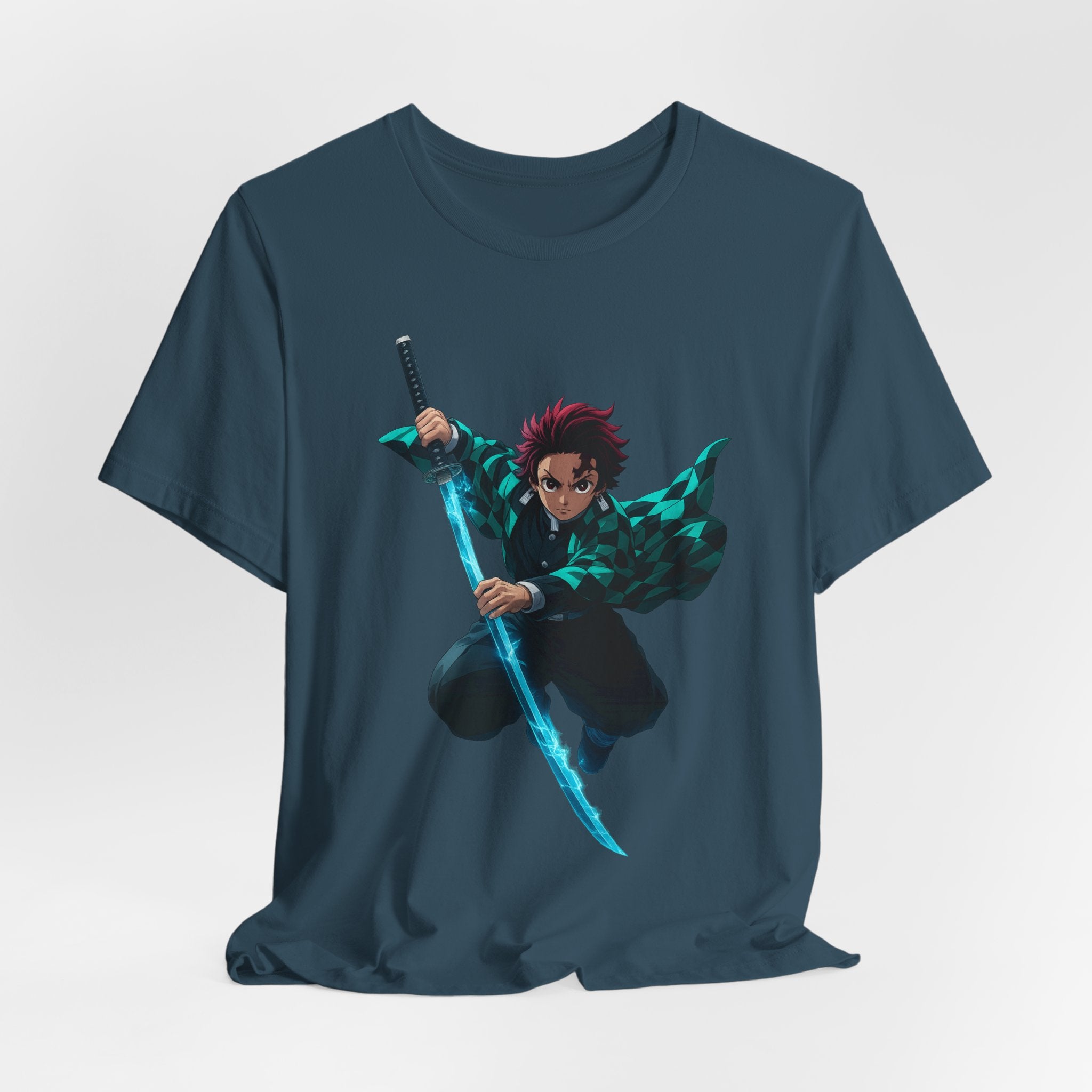 Anime-Inspired Graphic Tee, Unisex Jersey Short Sleeve Tee, Casual Wear, Gift for Fans, Manga Merchandise, Comfortable Style