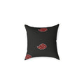 Red Akatsuki Cloud Pillow | Anime Pattern Accent Pillow