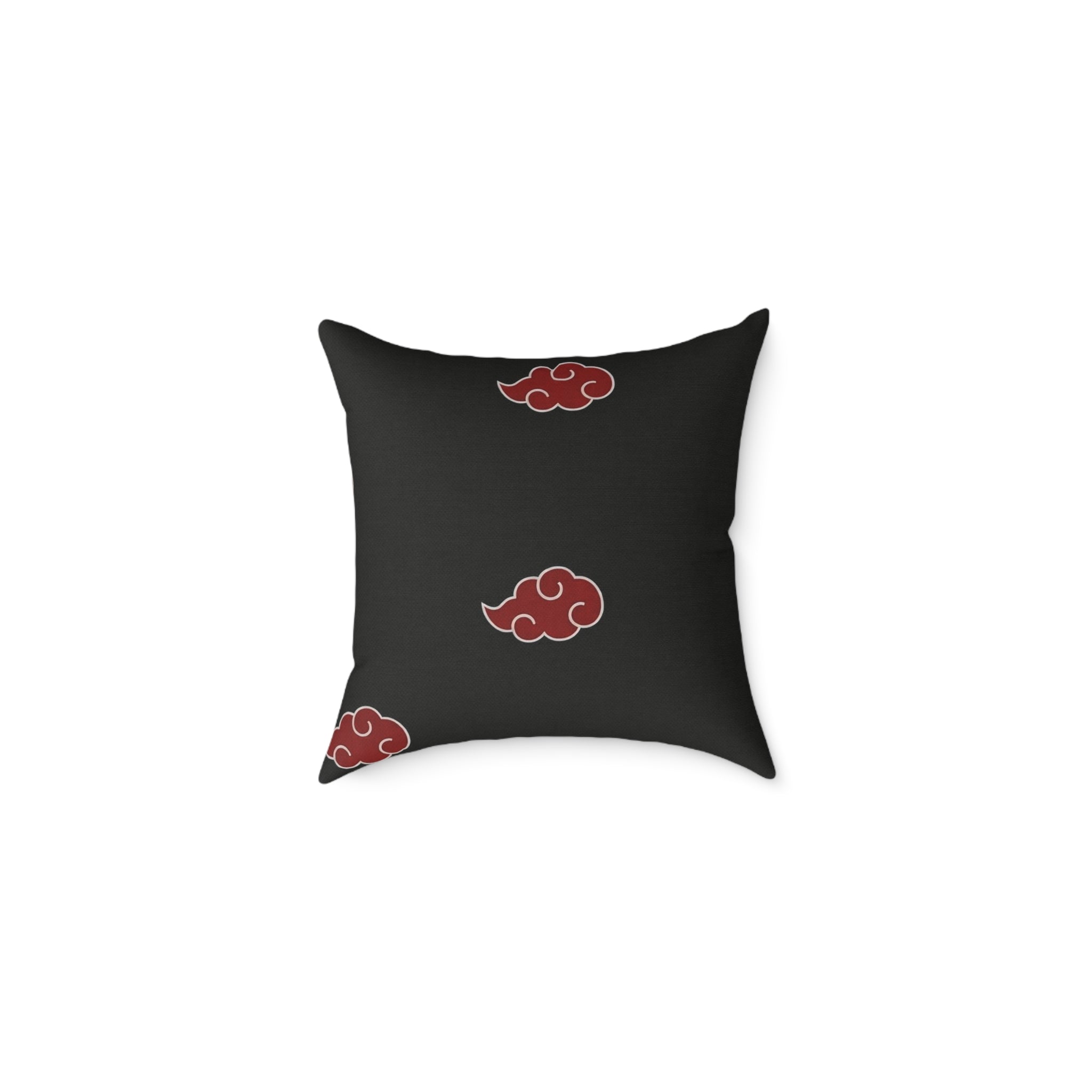 Red Akatsuki Cloud Pillow | Anime Pattern Accent Pillow
