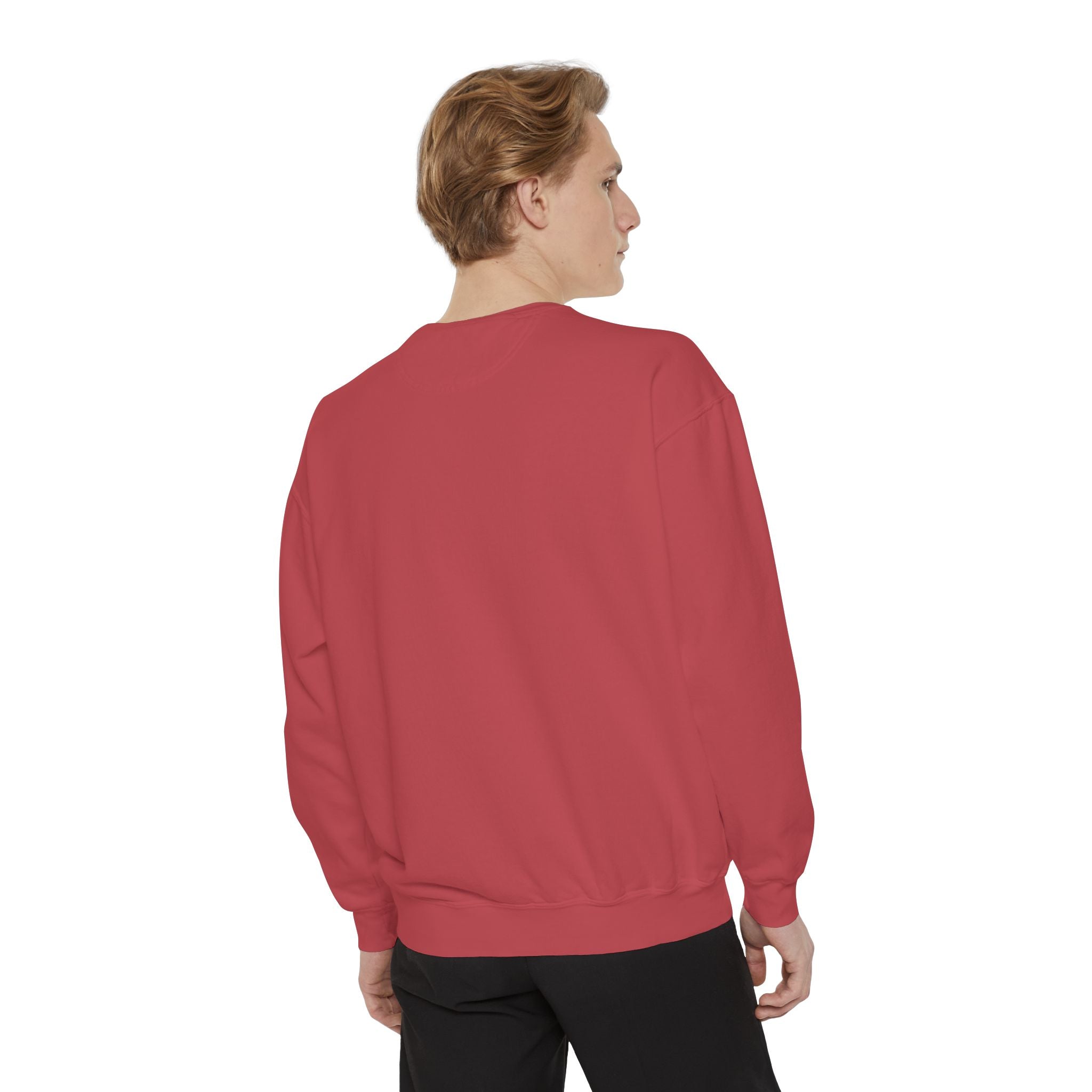 Fire Mage Illustration Sweatshirt | Fantasy Wizard Flame Art