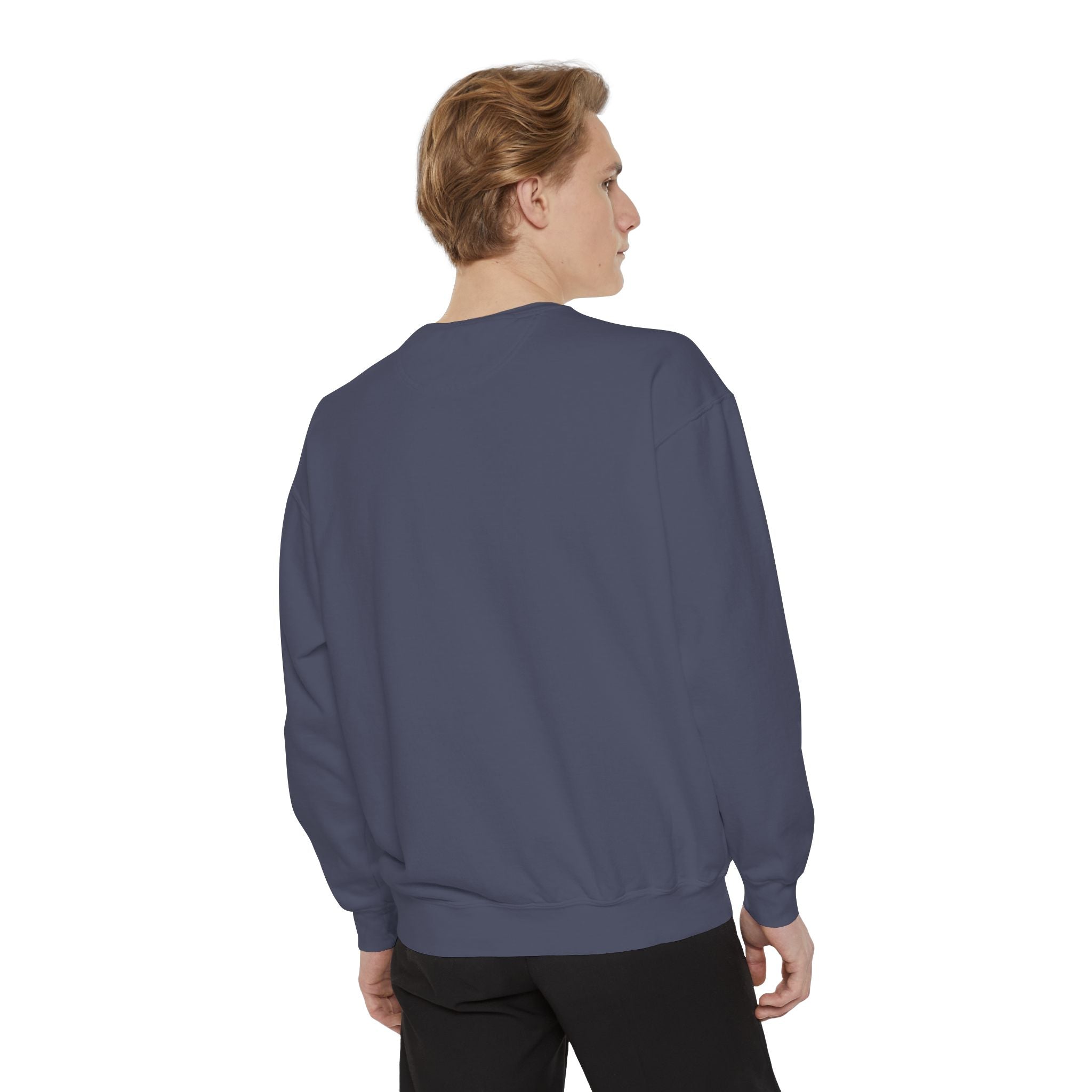 Fire Mage Illustration Sweatshirt | Fantasy Wizard Flame Art