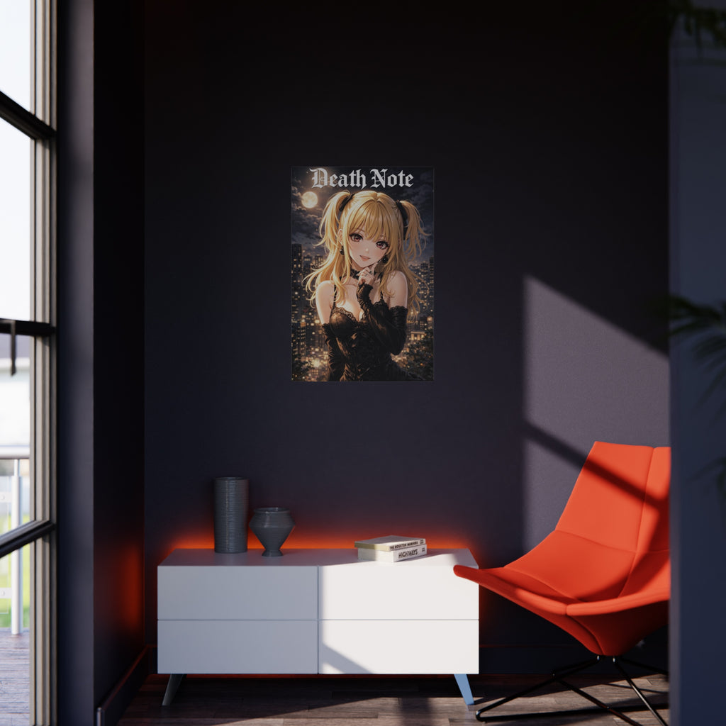 Foam Board - 'Death Note' Misa Anime Poster Foam Board