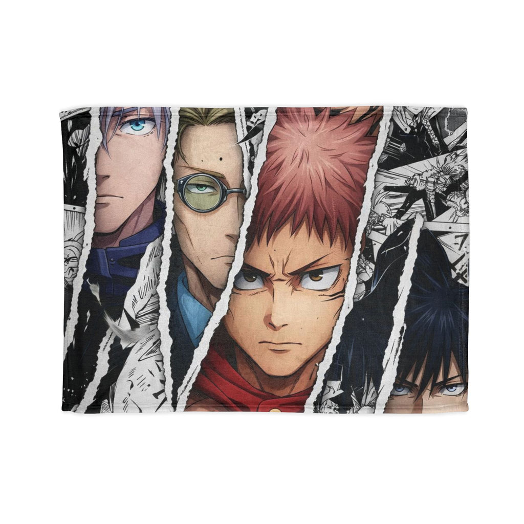 Anime Character Collage Blanket | Polyester Throw Blanket