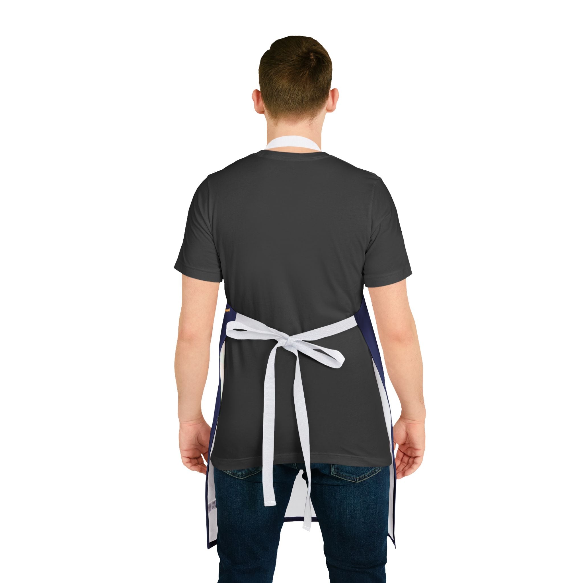 Rainbow Silhouette Characters Apron | Colorful Gaming Key Art