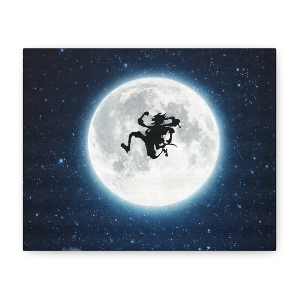 Witch Silhouette Moon Matte Canvas