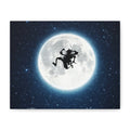 Witch Silhouette Moon Matte Canvas