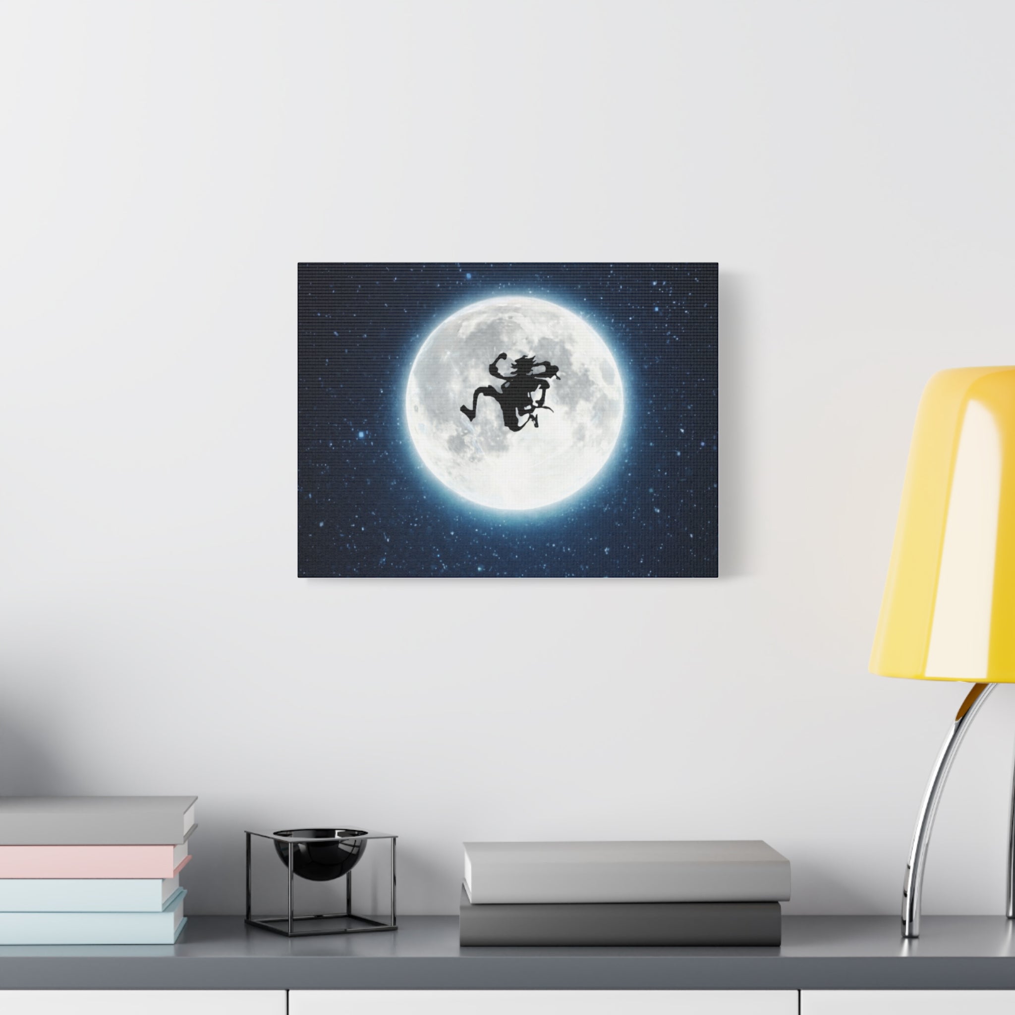 Witch Silhouette Moon Matte Canvas