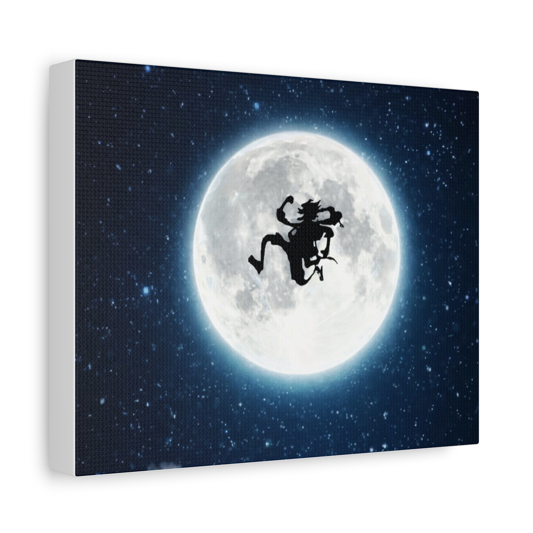 Witch Silhouette Moon Matte Canvas