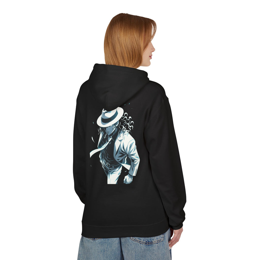 Stylish Unisex Fleece Hoodie with MUZAN Design, Perfect for Casual Wear, Gifts, Anime Fans, Cozy Layering, Unique Apparel
