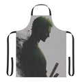 Silhouette Swordsman Apron | Anime Samurai Kitchen Apron, Artistic Portrait