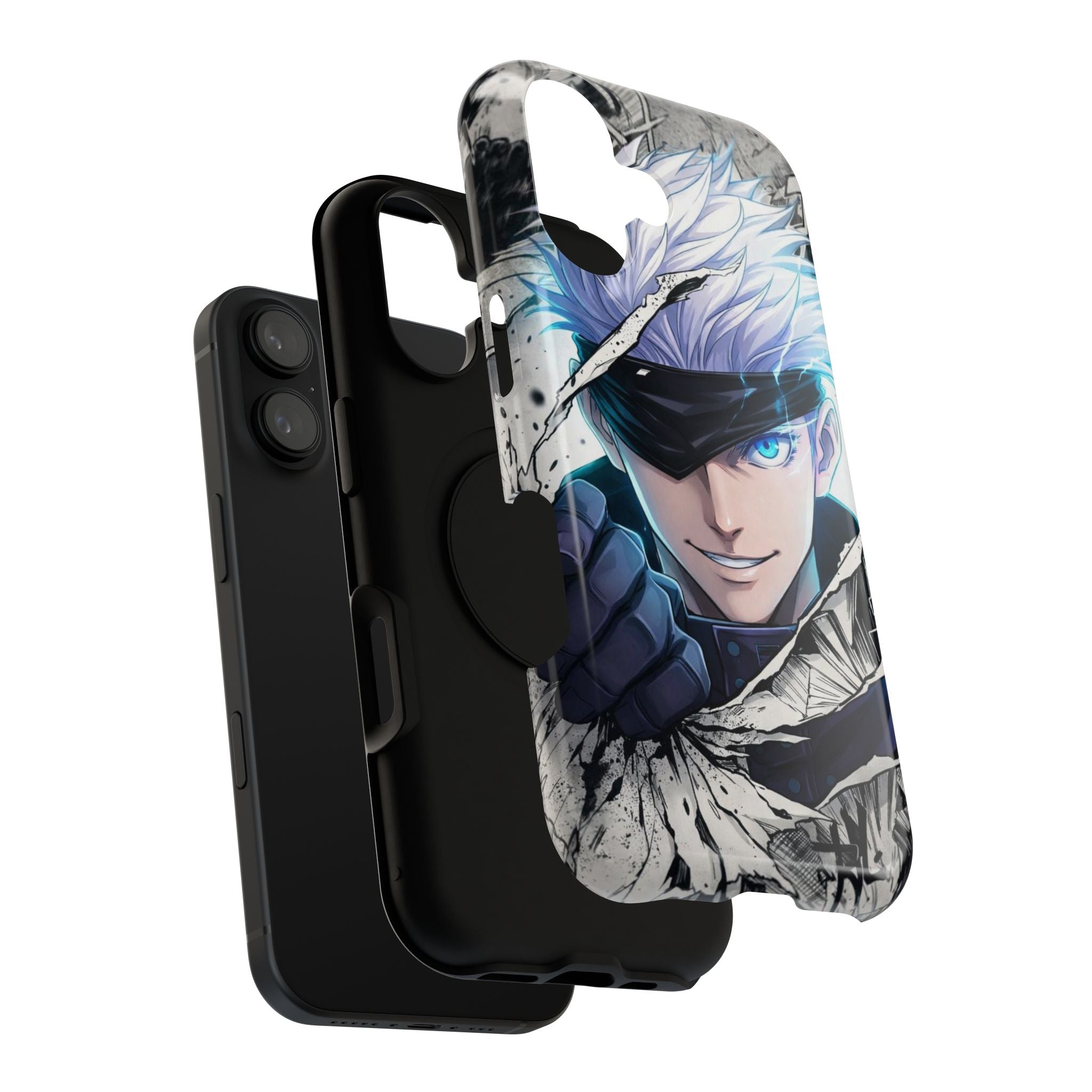 Anime Sorcerer Phone Case — Impact-Resistant Protective Cover
