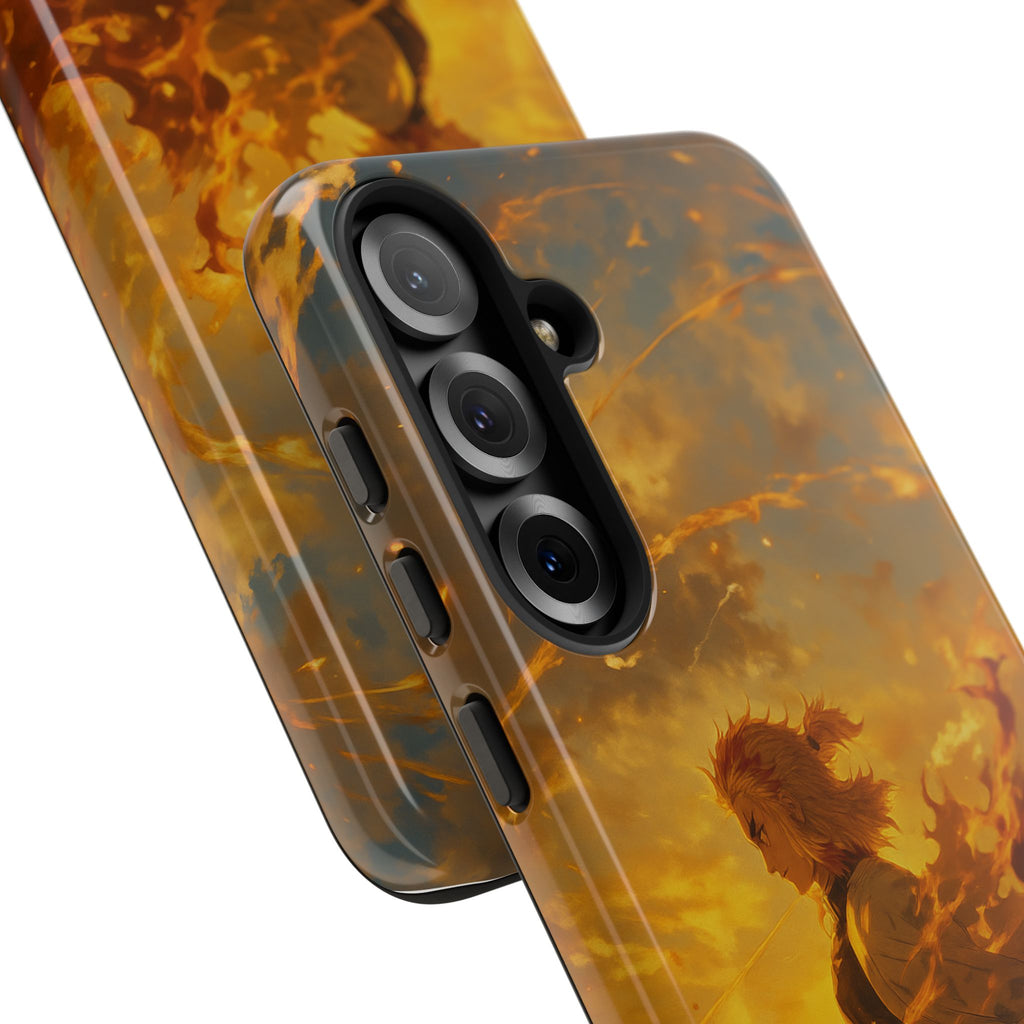 Flame Samurai Phone Case | Sunset Warrior iPhone Case