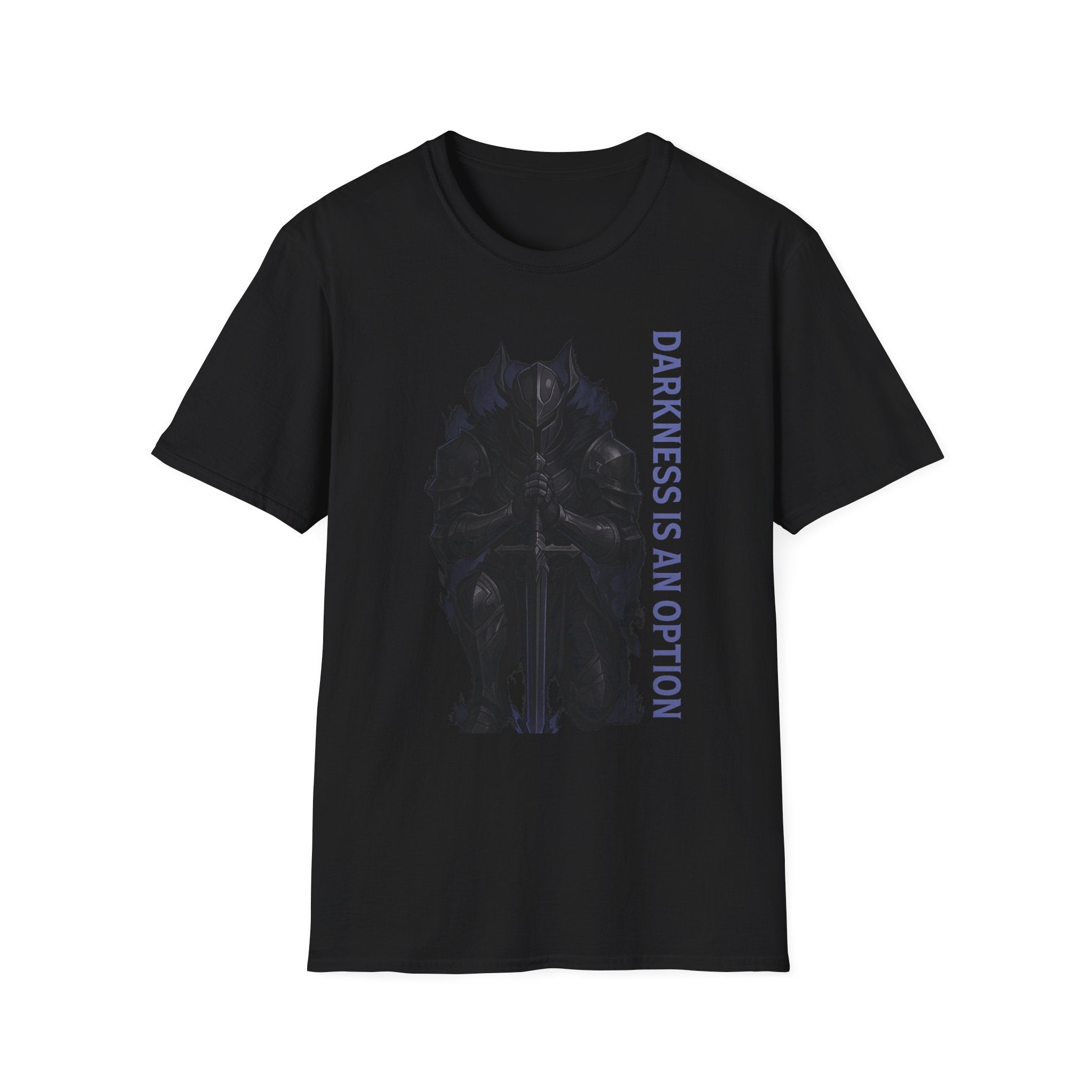 Darkness T-Shirt | Unisex Softstyle Tee, Gothic Clothing, Casual Wear, Gift for Him/Her, Dark-Themed Fashion