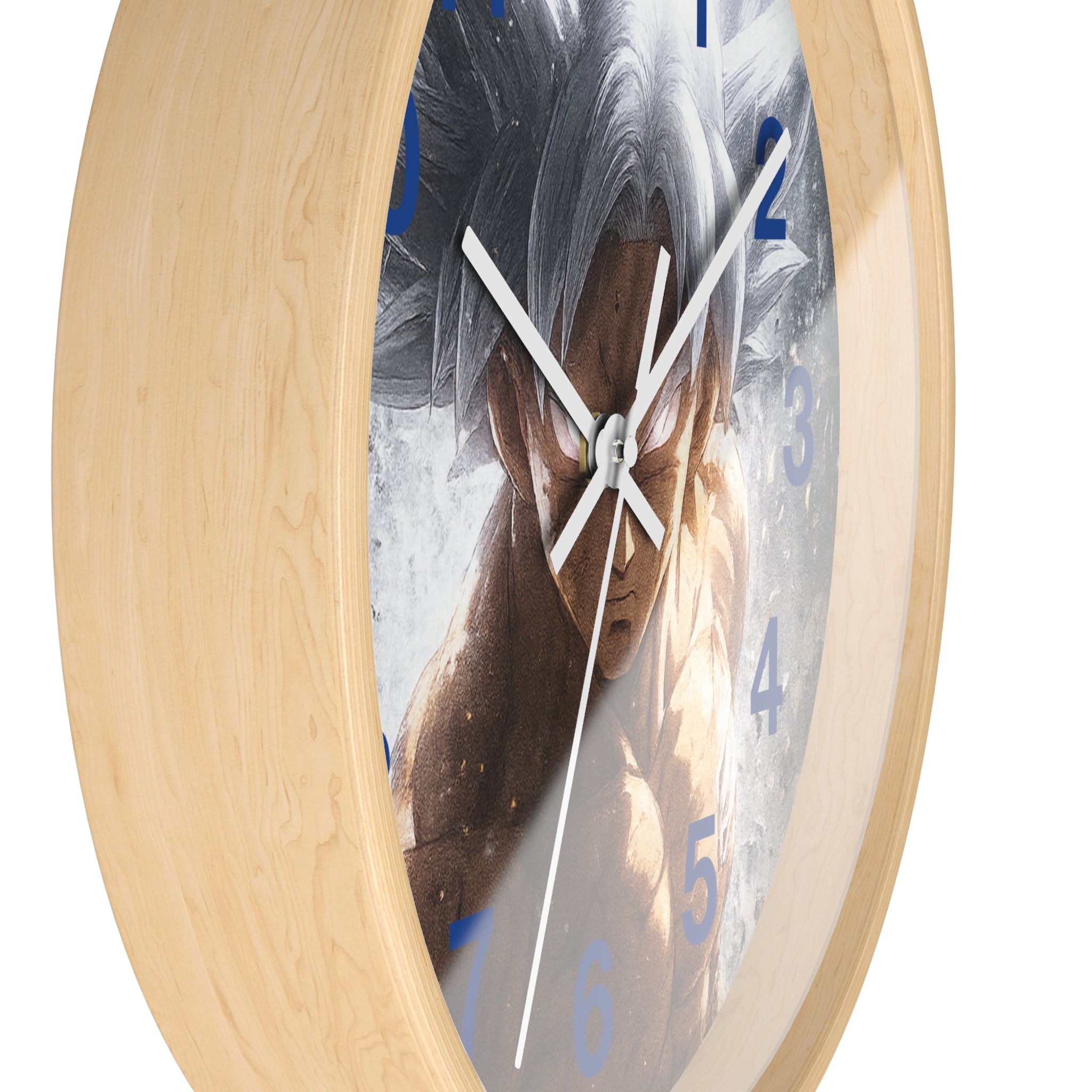 Ultra Instinct Anime Warrior Wall Clock | Illustrated Character Timepiece