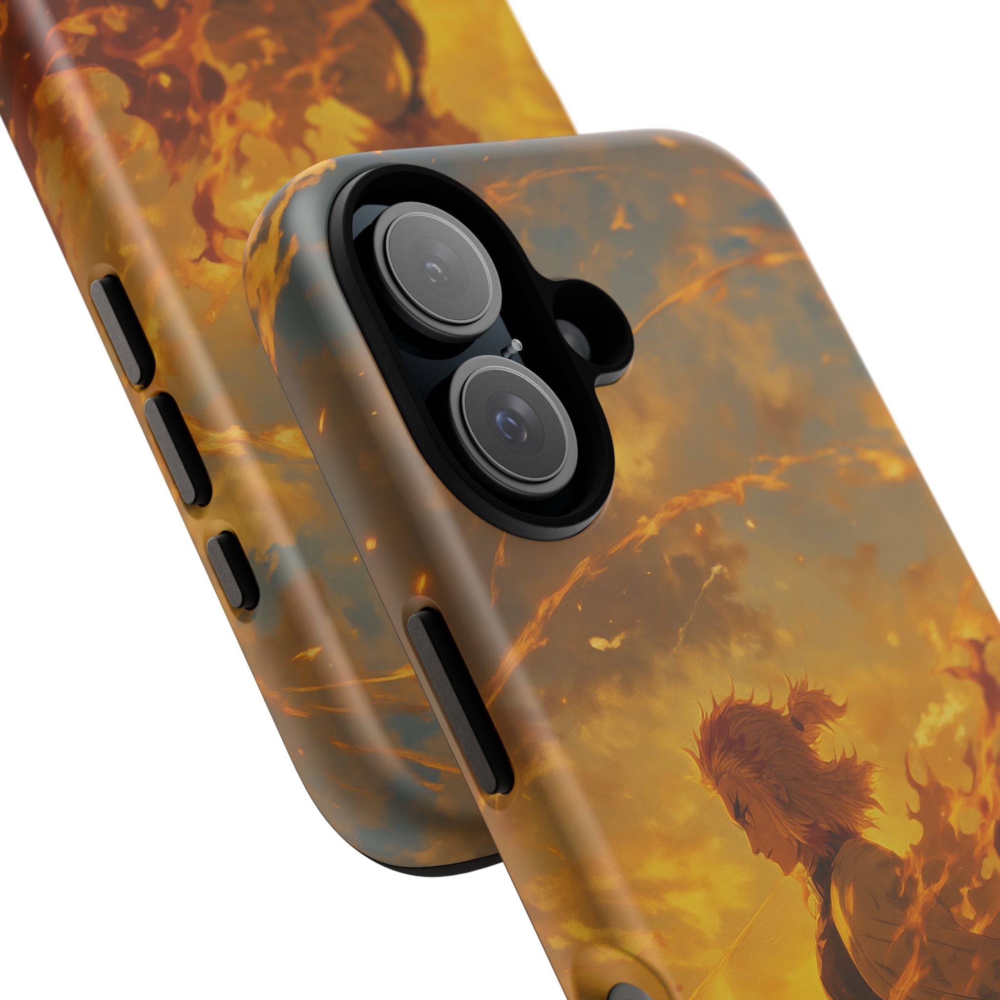 Flame Samurai Phone Case | Sunset Warrior iPhone Case