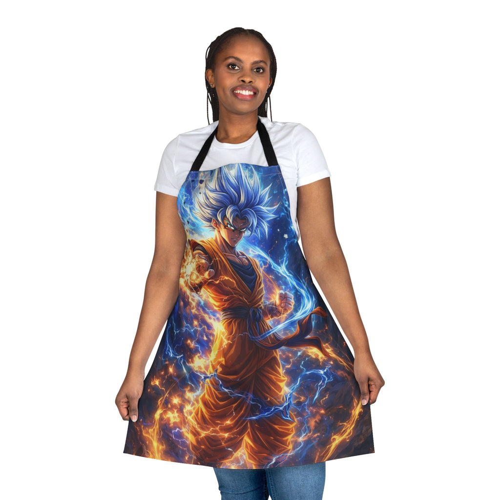 Flaming Blue Warrior apron | Apron