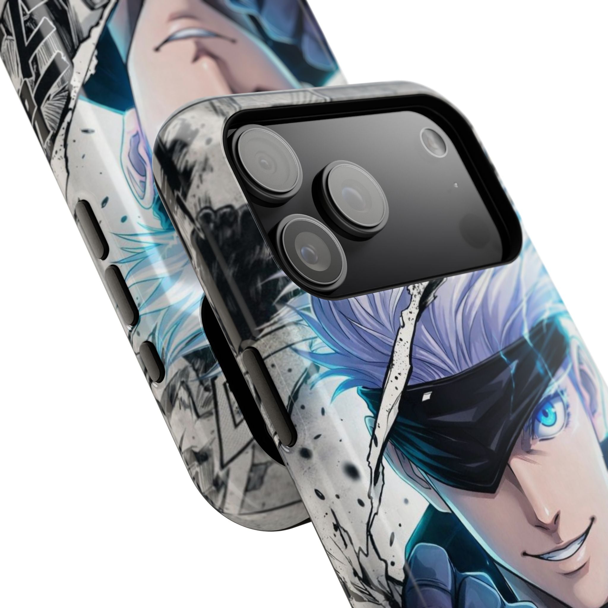 Anime Sorcerer Phone Case — Impact-Resistant Protective Cover