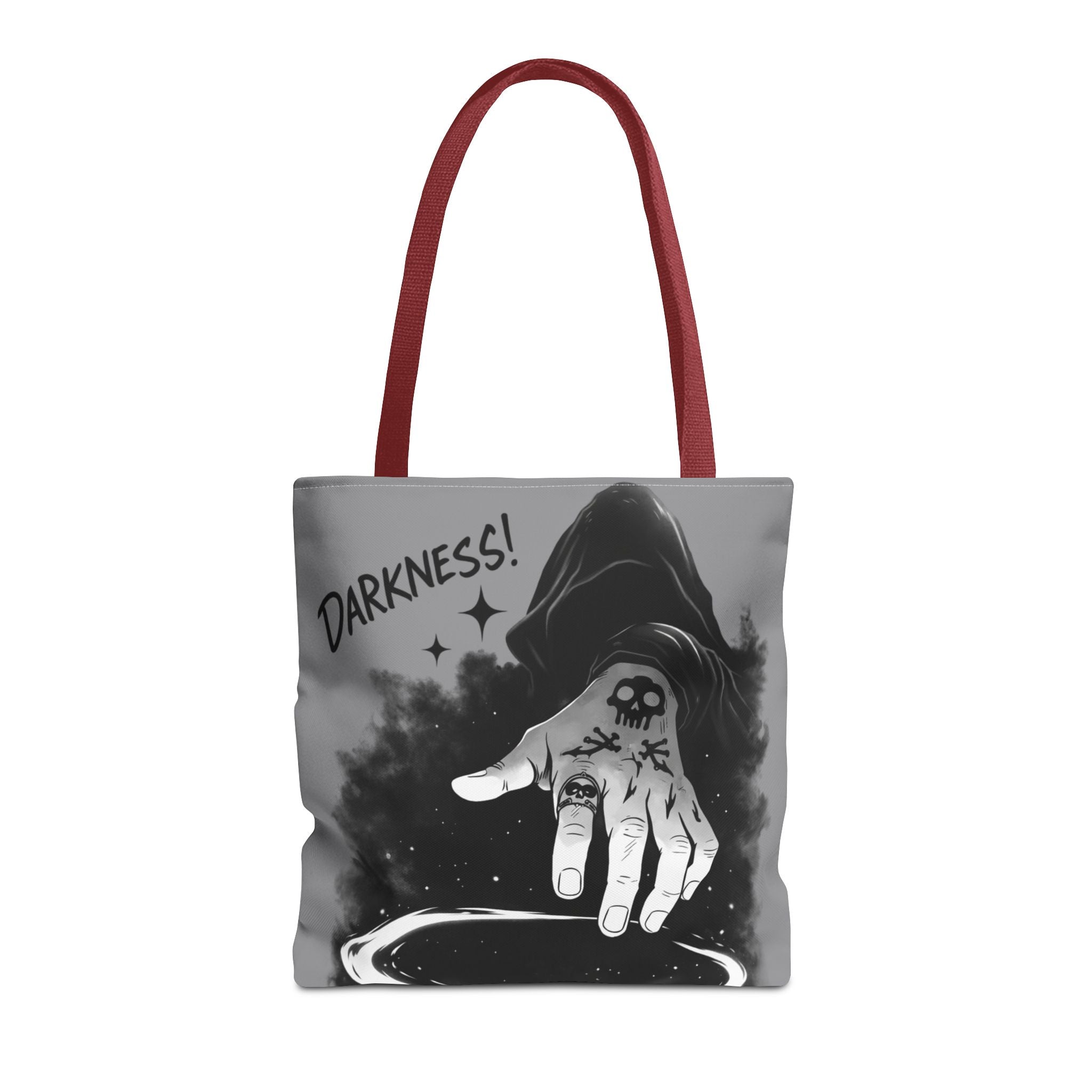 Darkness Hand Illustration Tote Bag | Gothic Spellcaster Design
